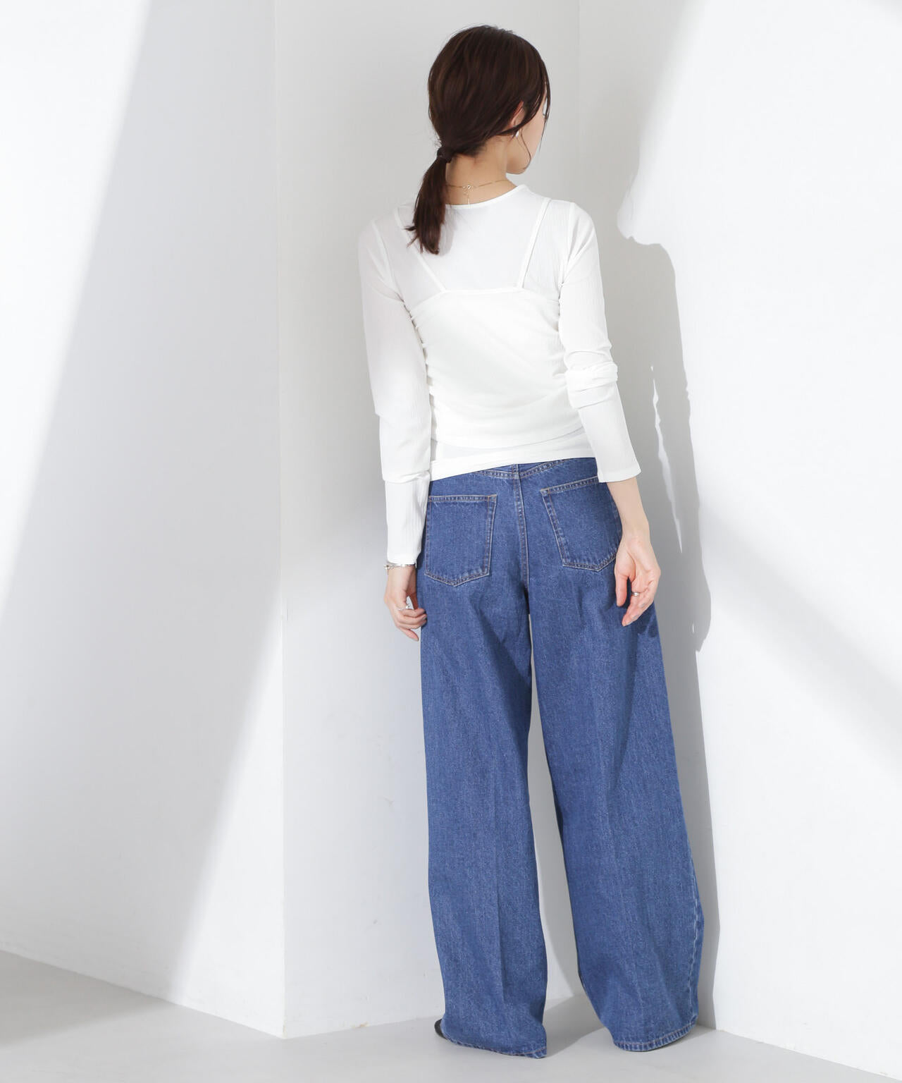 シャーリングビスチェセットカットトップス 6735123312