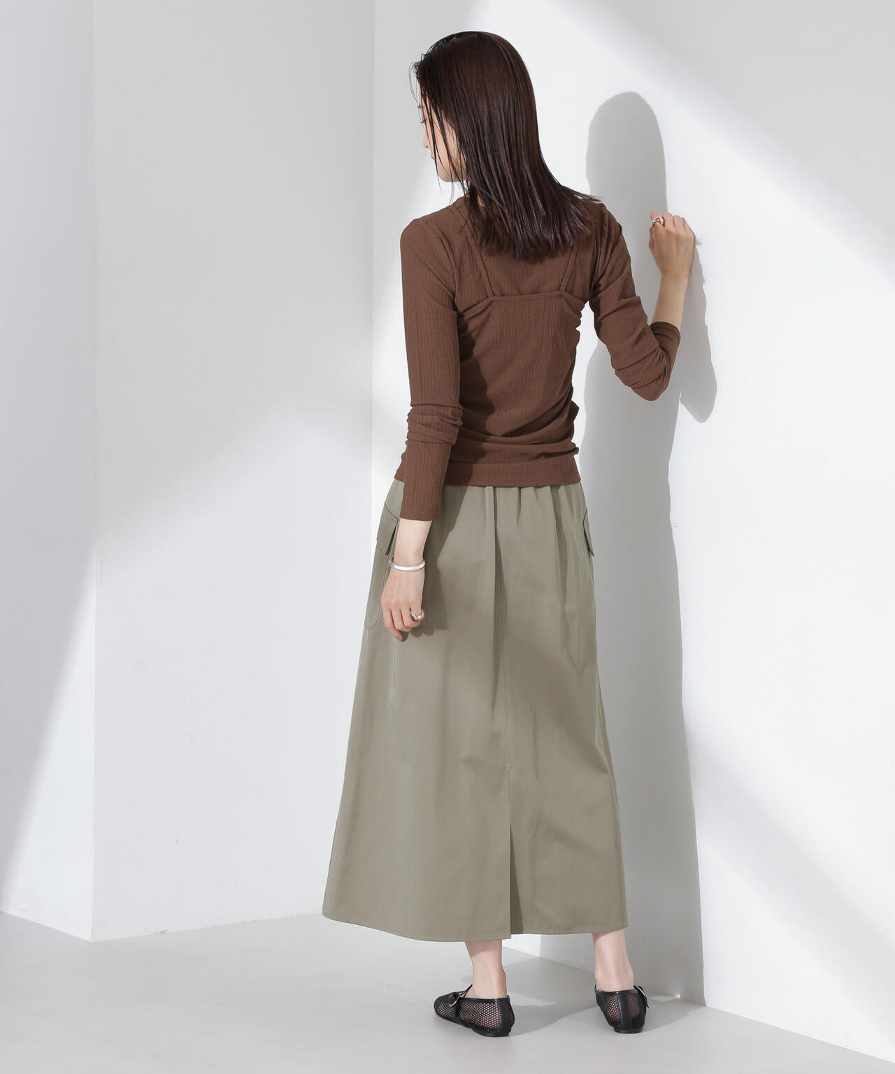 シャーリングビスチェセットカットトップス 6735123312