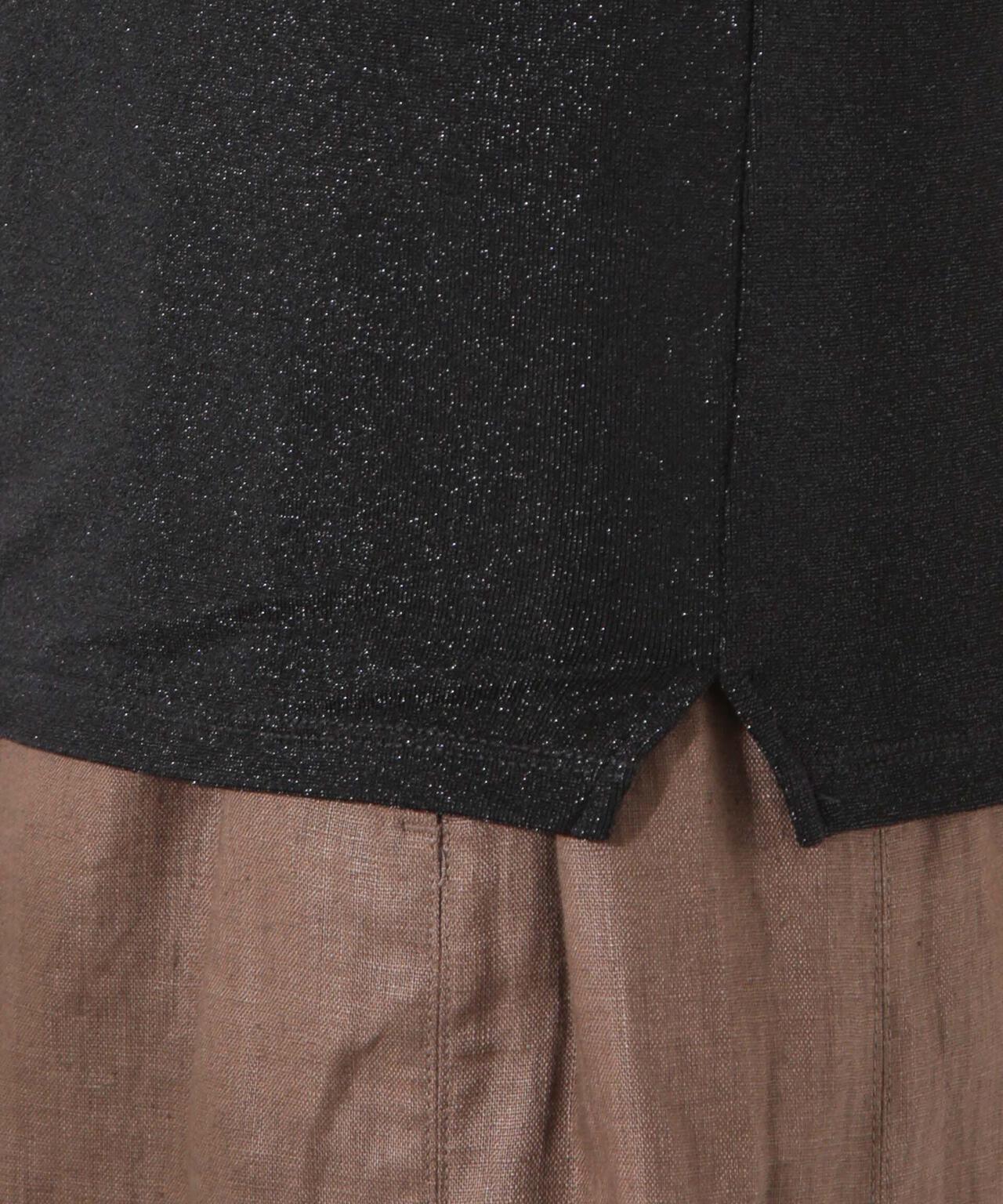 ラメカットクルーネックＴシャツ 6735124320
