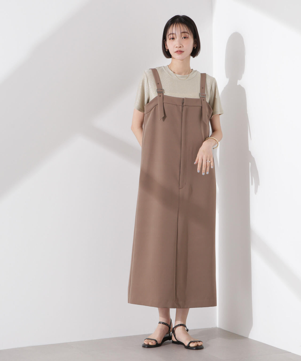 ラメカットクルーネックＴシャツ 6735124320