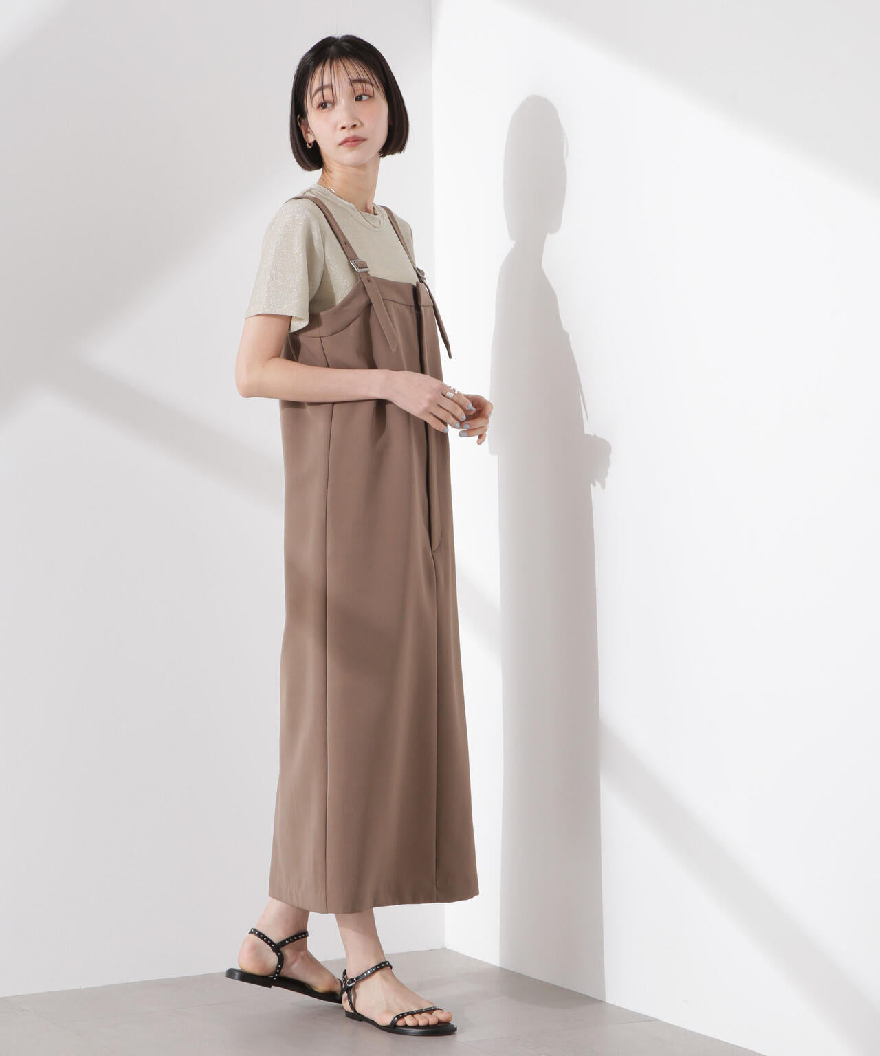 ラメカットクルーネックＴシャツ 6735124320