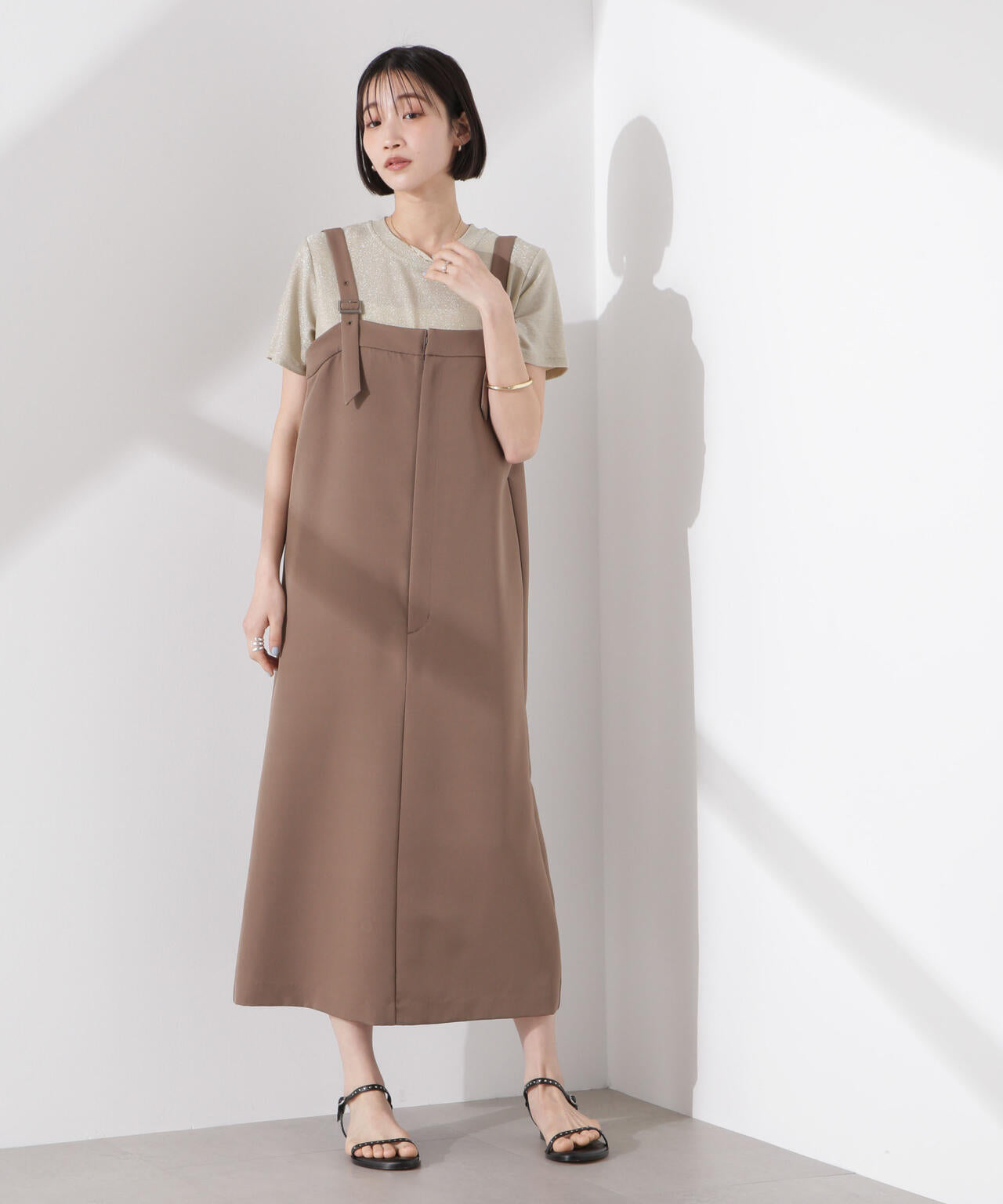 ラメカットクルーネックＴシャツ 6735124320