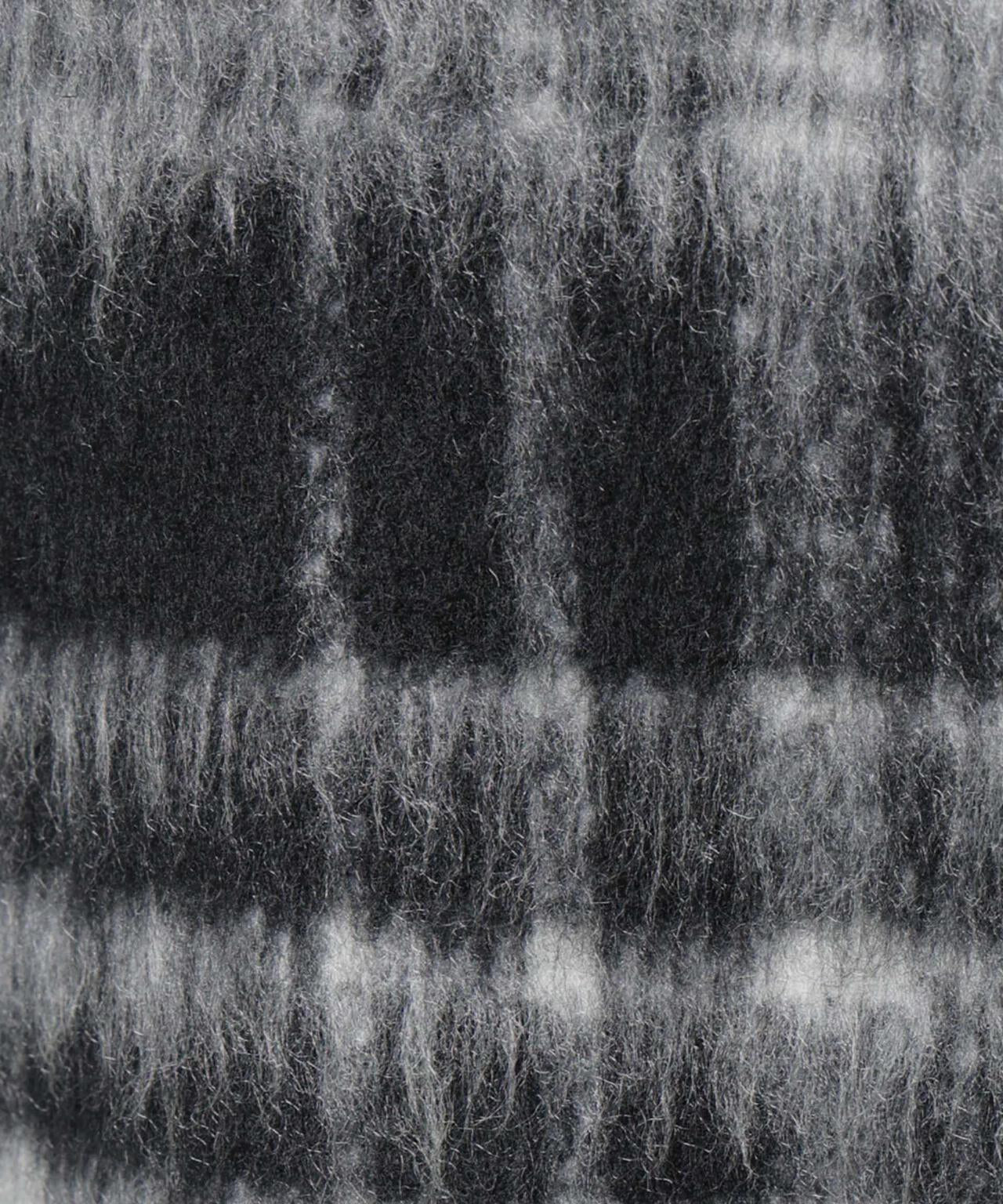 シャギーチェックコート 6735211308