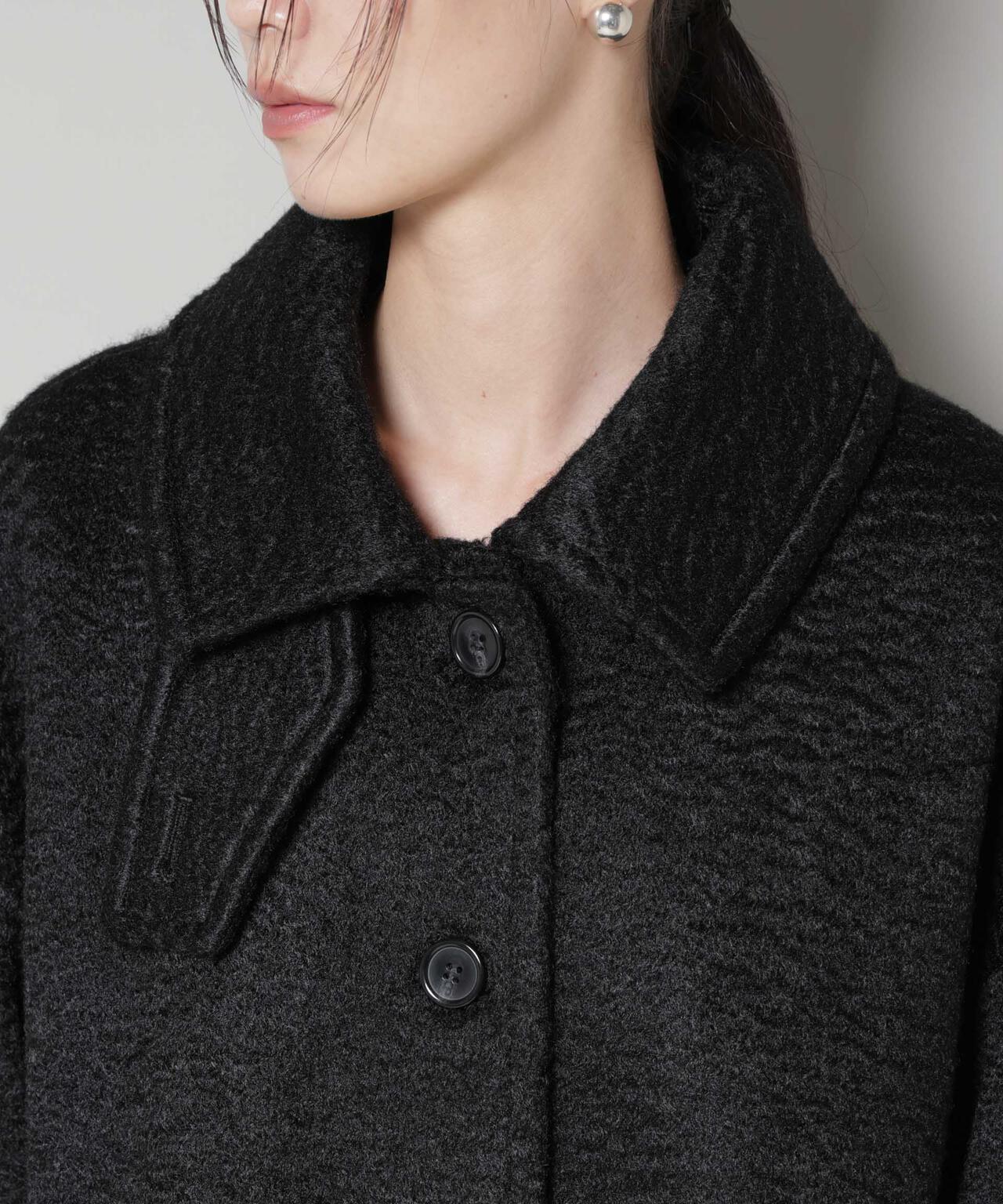 ブークレスタンドカラーミドルコート 6735211309