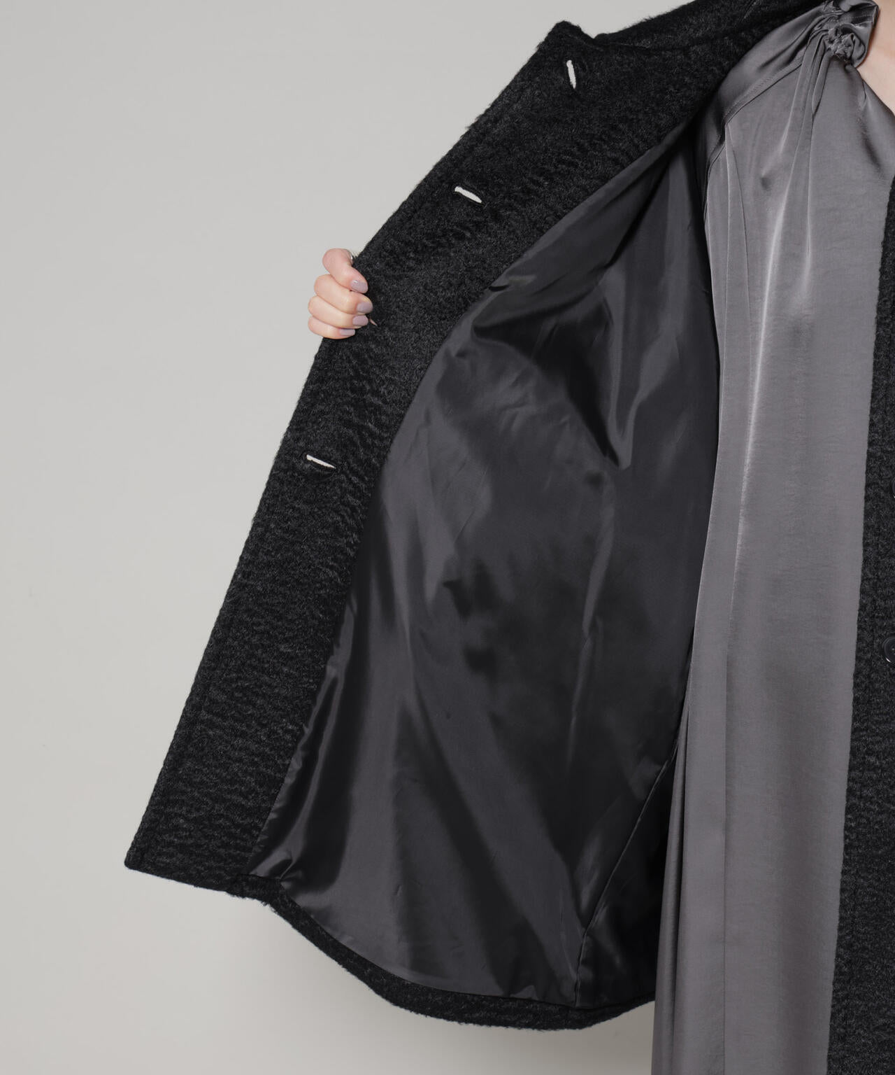 ブークレスタンドカラーミドルコート 6735211309