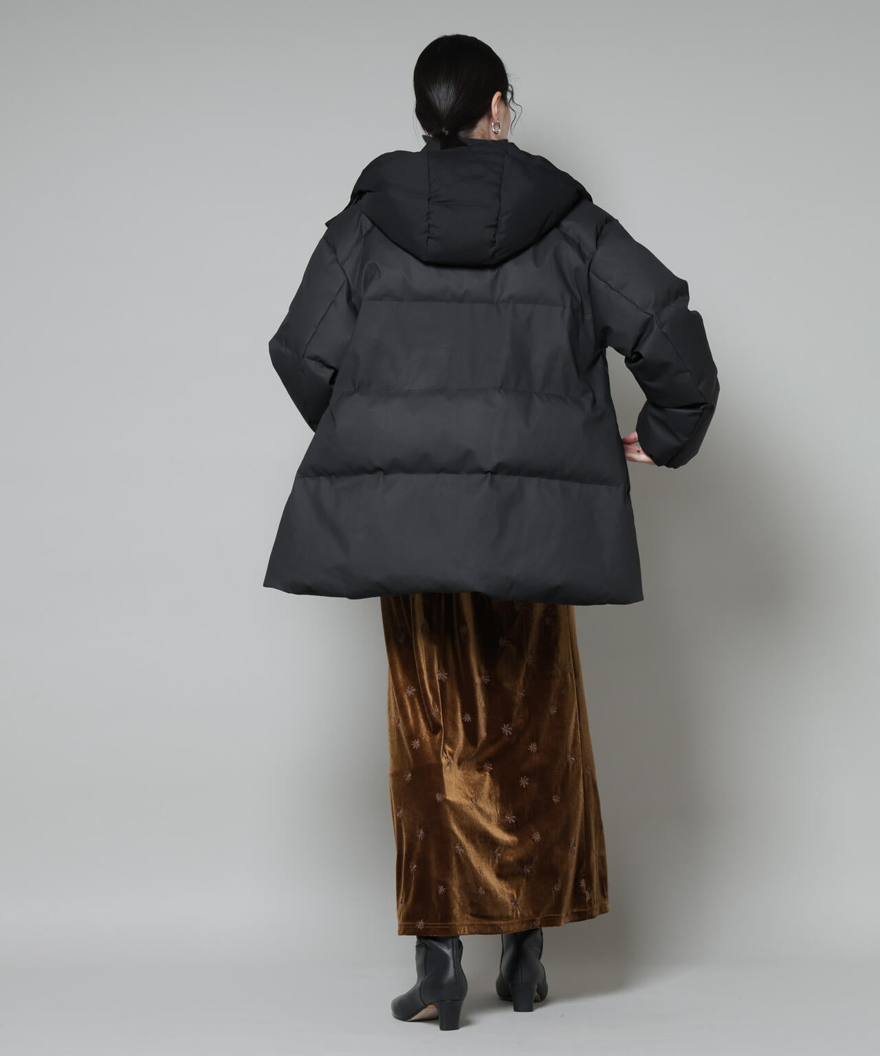 Aラインミドルダウンコート 6735214305