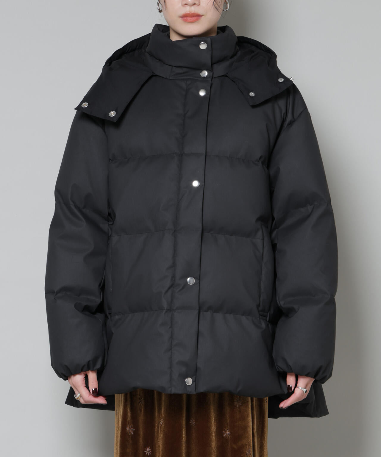 Aラインミドルダウンコート 6735214305