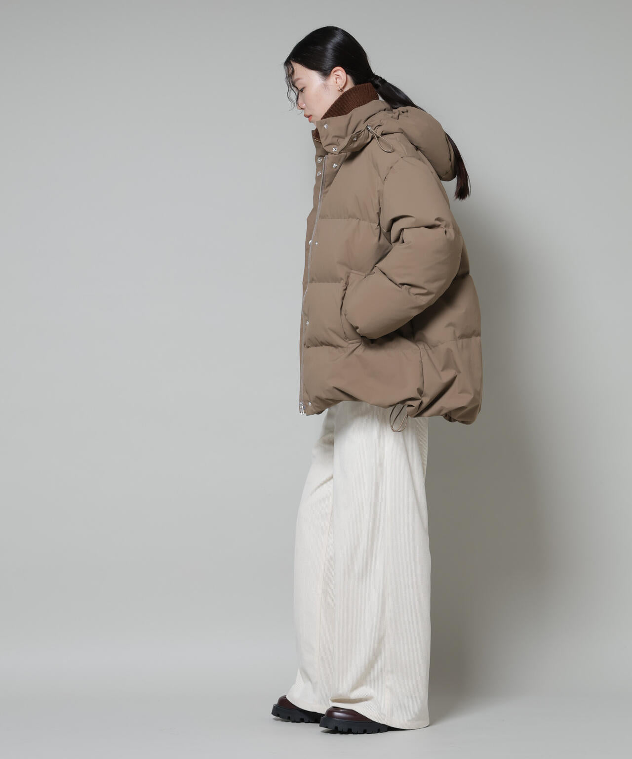 Aラインミドルダウンコート 6735214305