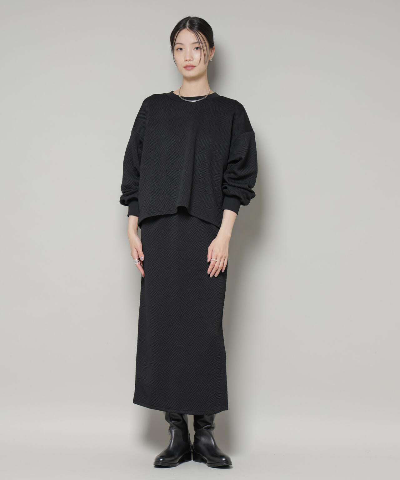 ジャガードカット セットアップ 6735219326