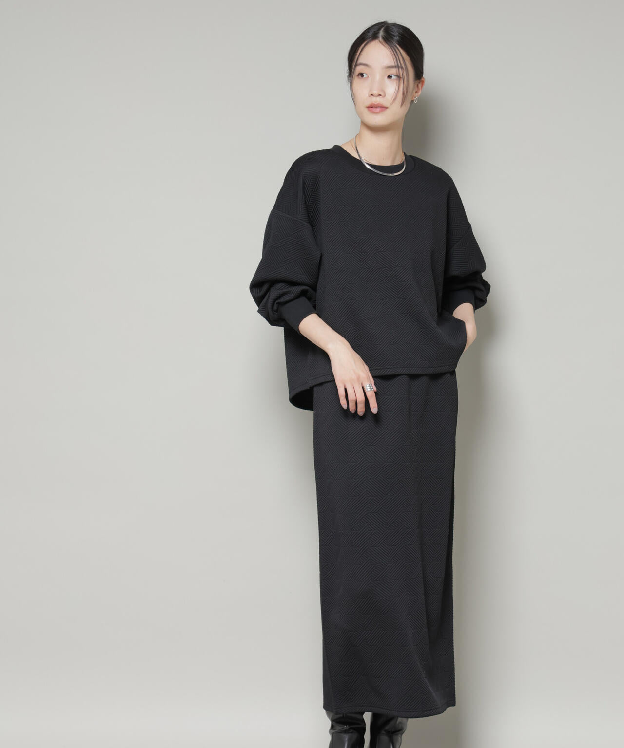 ジャガードカット セットアップ 6735219326