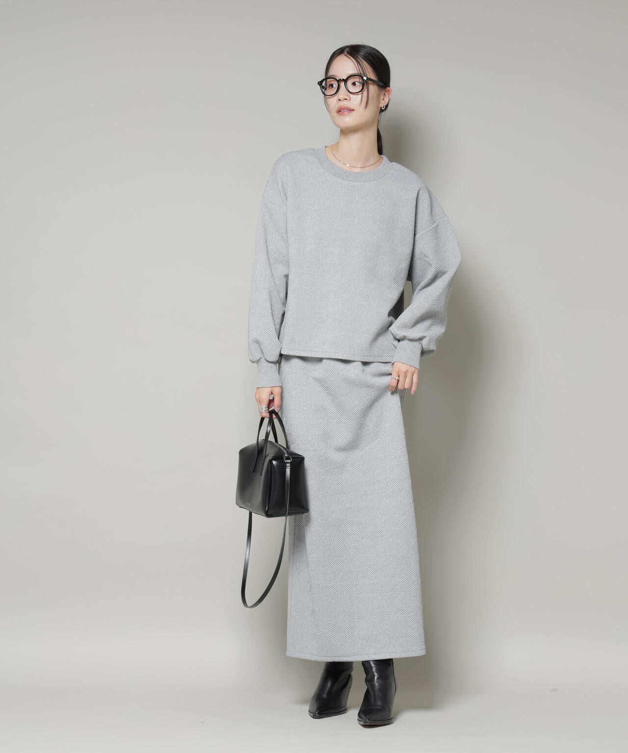 ジャガードカット セットアップ