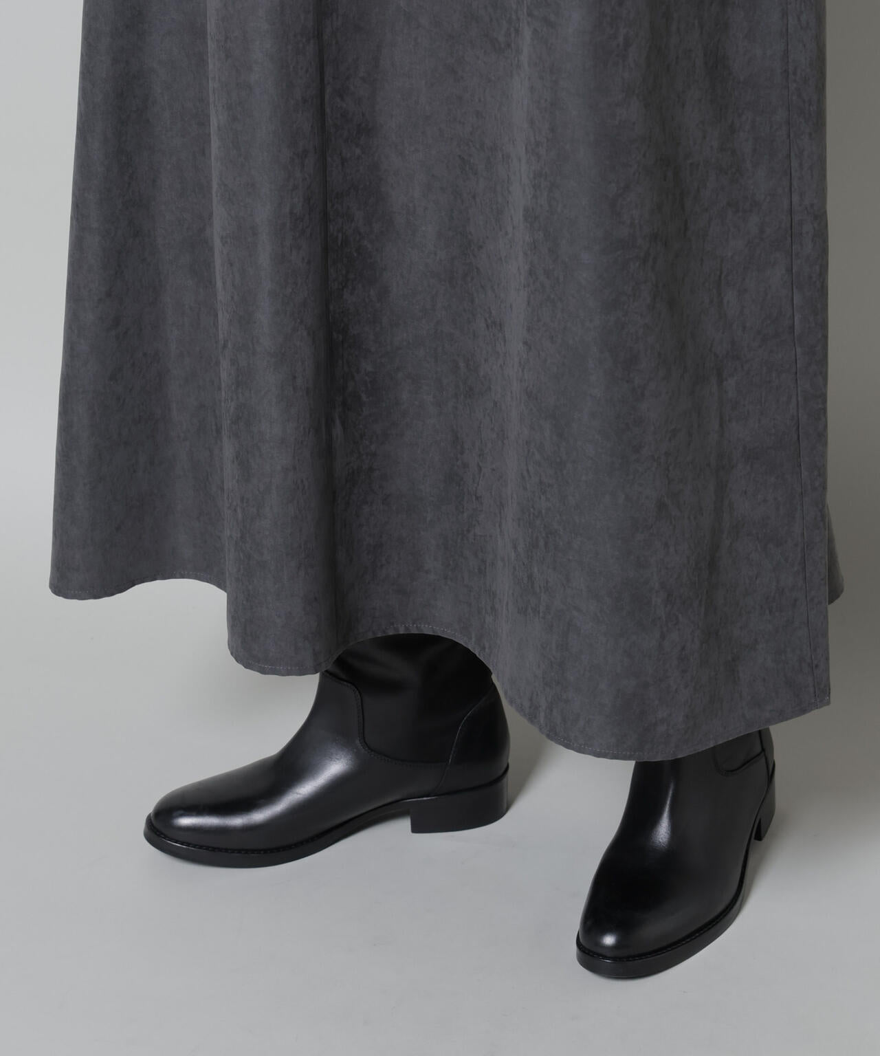 取り外し可能ラッフルカラー付きピーチフレアワンピース 6735219329