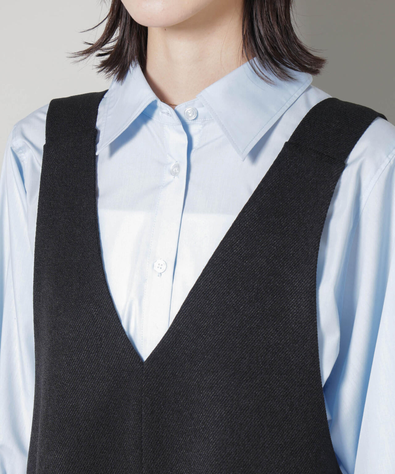 Vネックオールインワン 6735219333