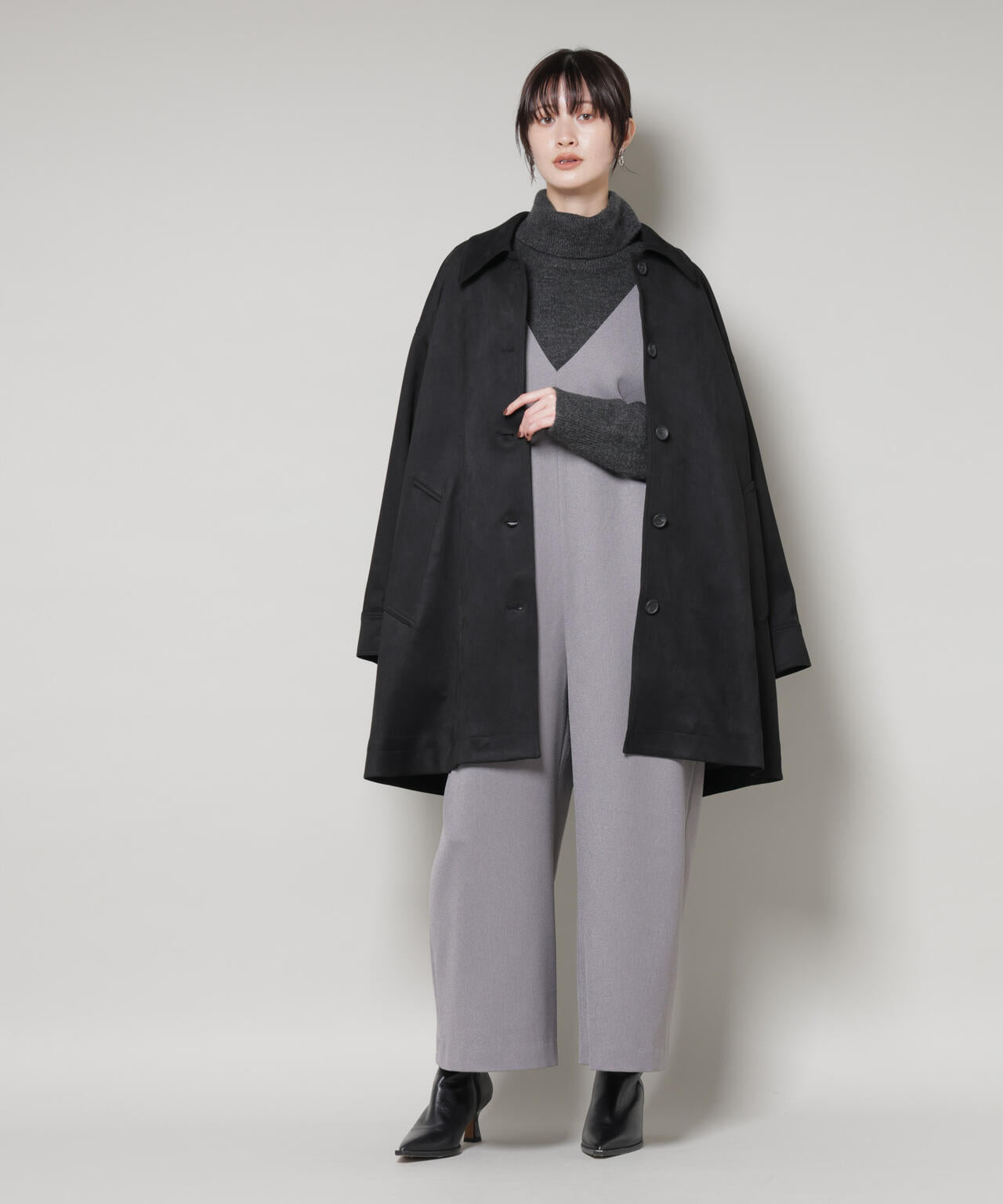 Vネックオールインワン 6735219333