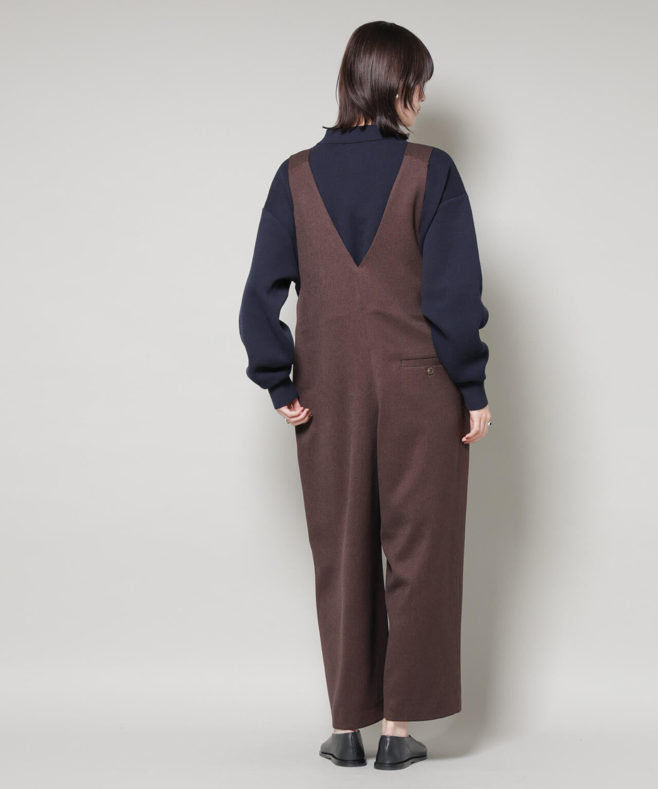 Vネックオールインワン 6735219333