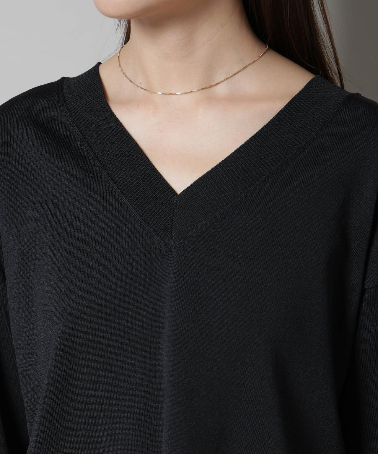 洗濯機洗可前後2way配色ニット 6735222301