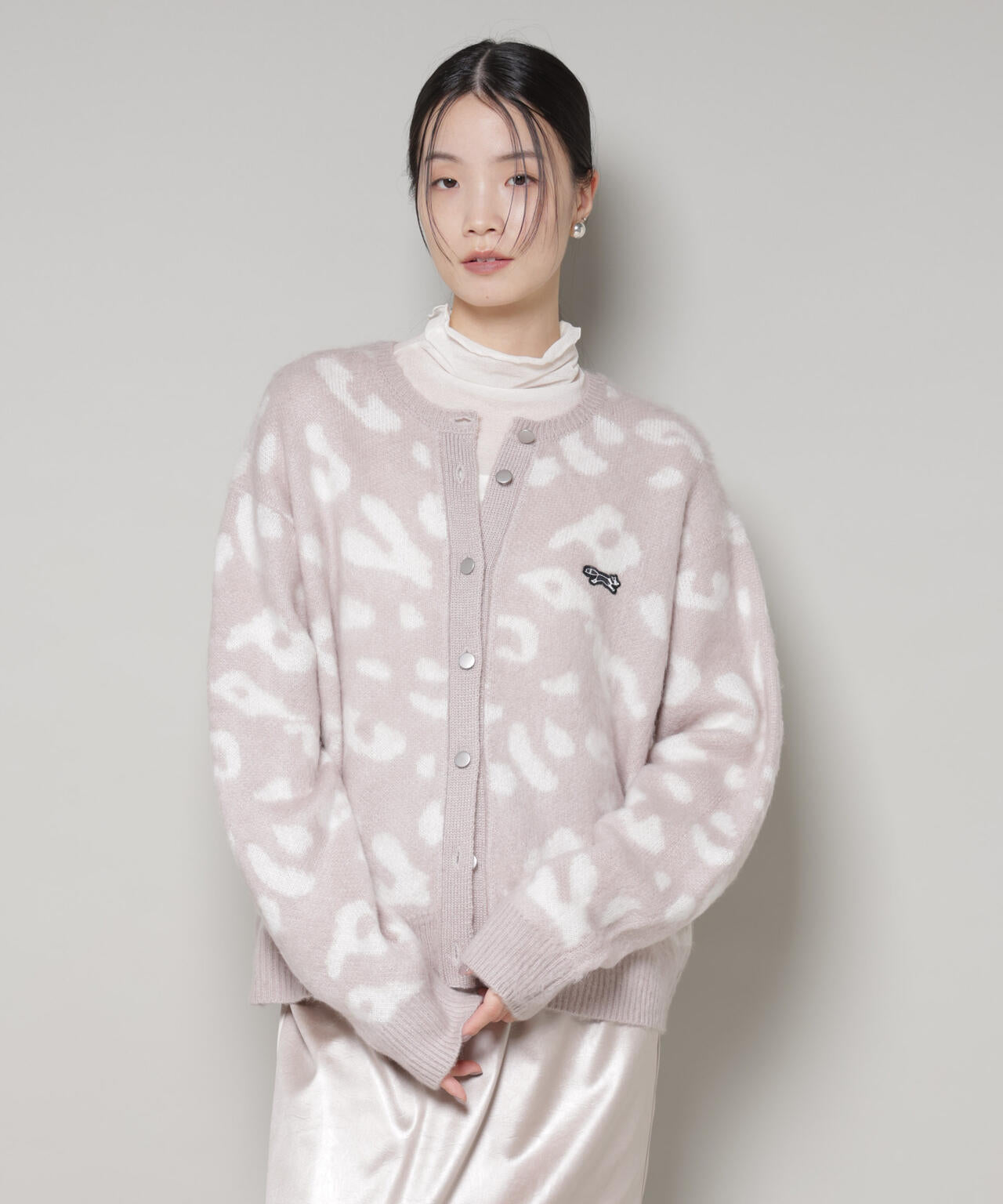 PENNEYS別注TheFOXレオパードクルーカーディガン 6735222337