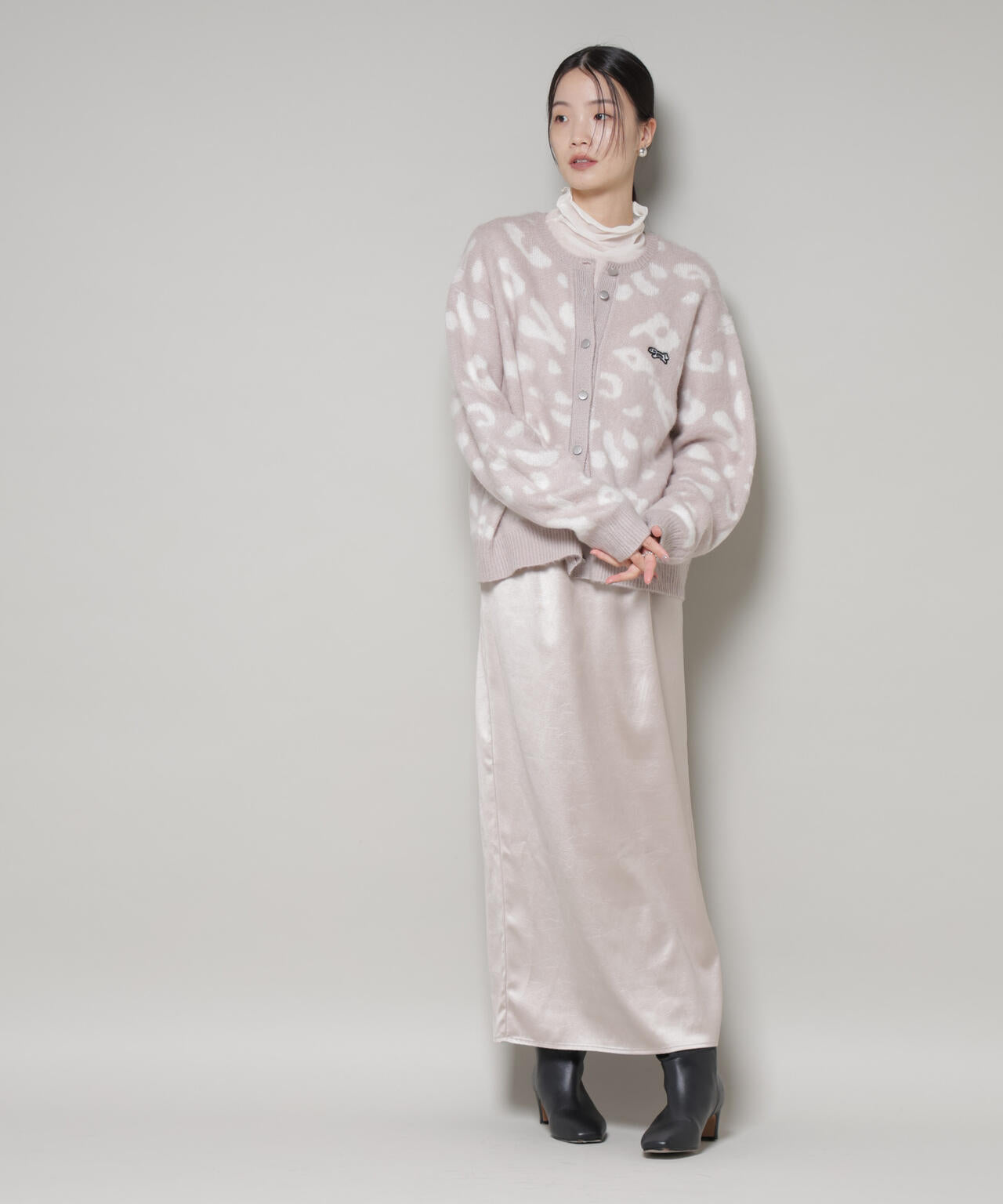 PENNEYS別注TheFOXレオパードクルーカーディガン 6735222337