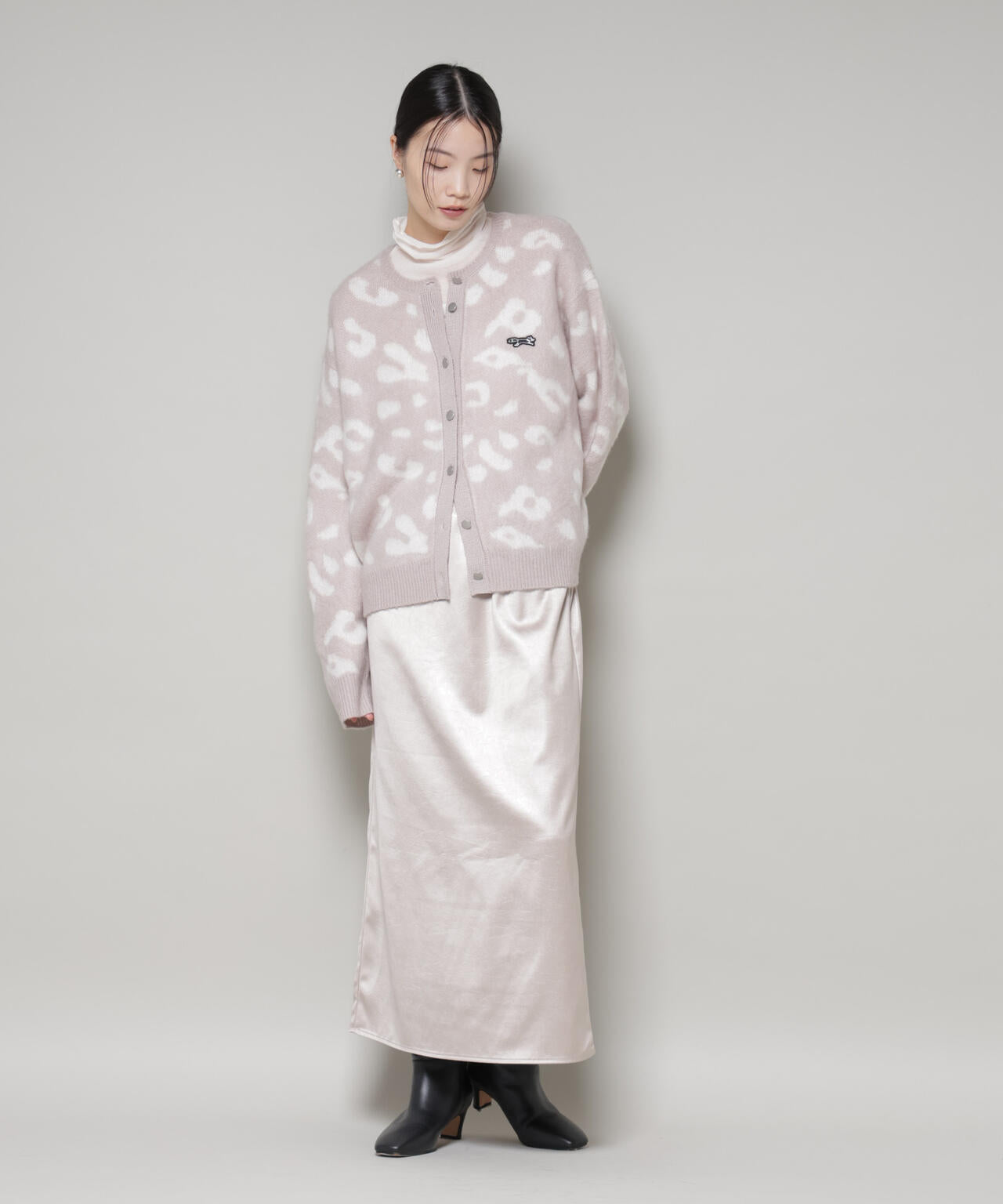 PENNEYS別注TheFOXレオパードクルーカーディガン 6735222337