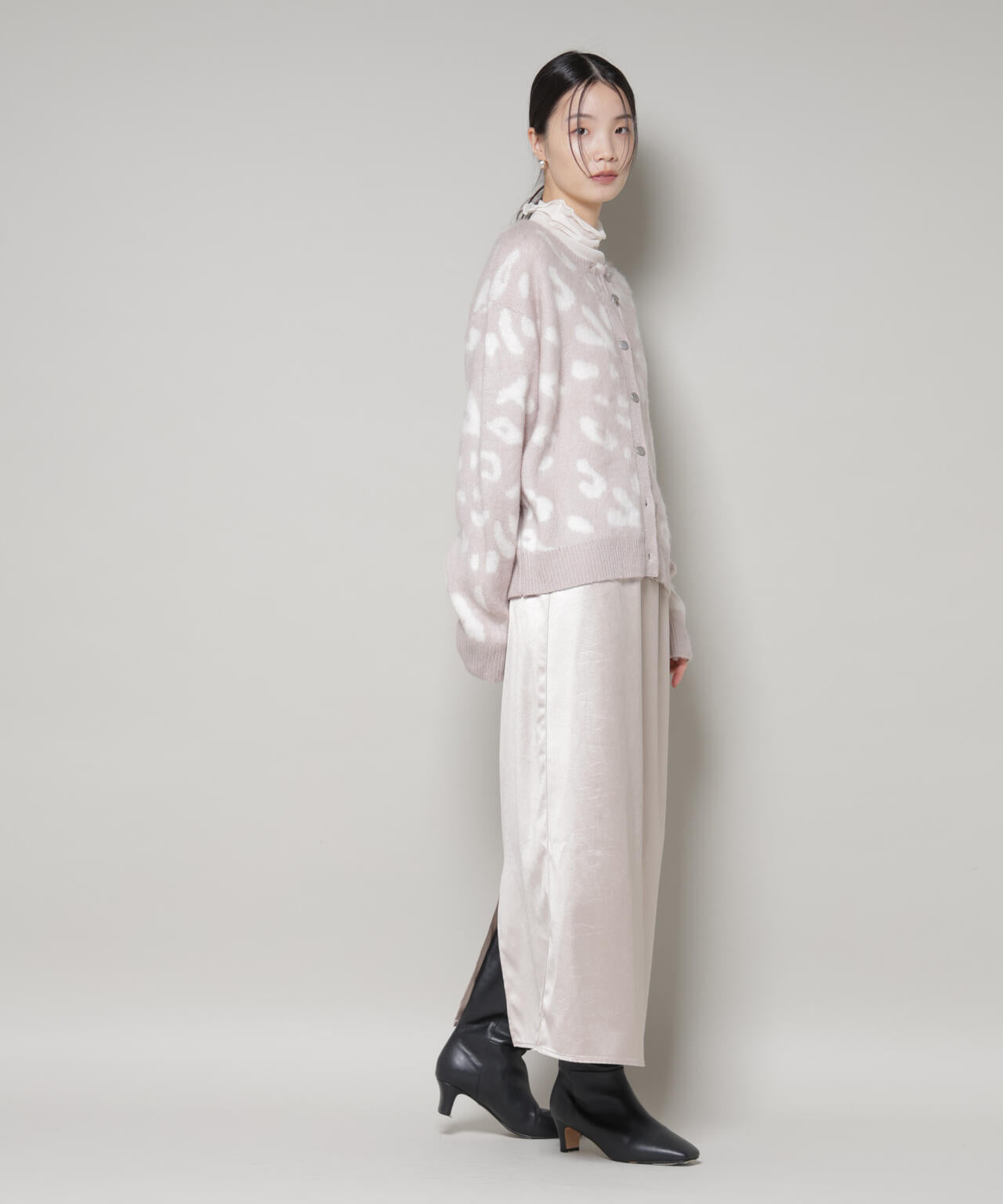 PENNEYS別注TheFOXレオパードクルーカーディガン 6735222337