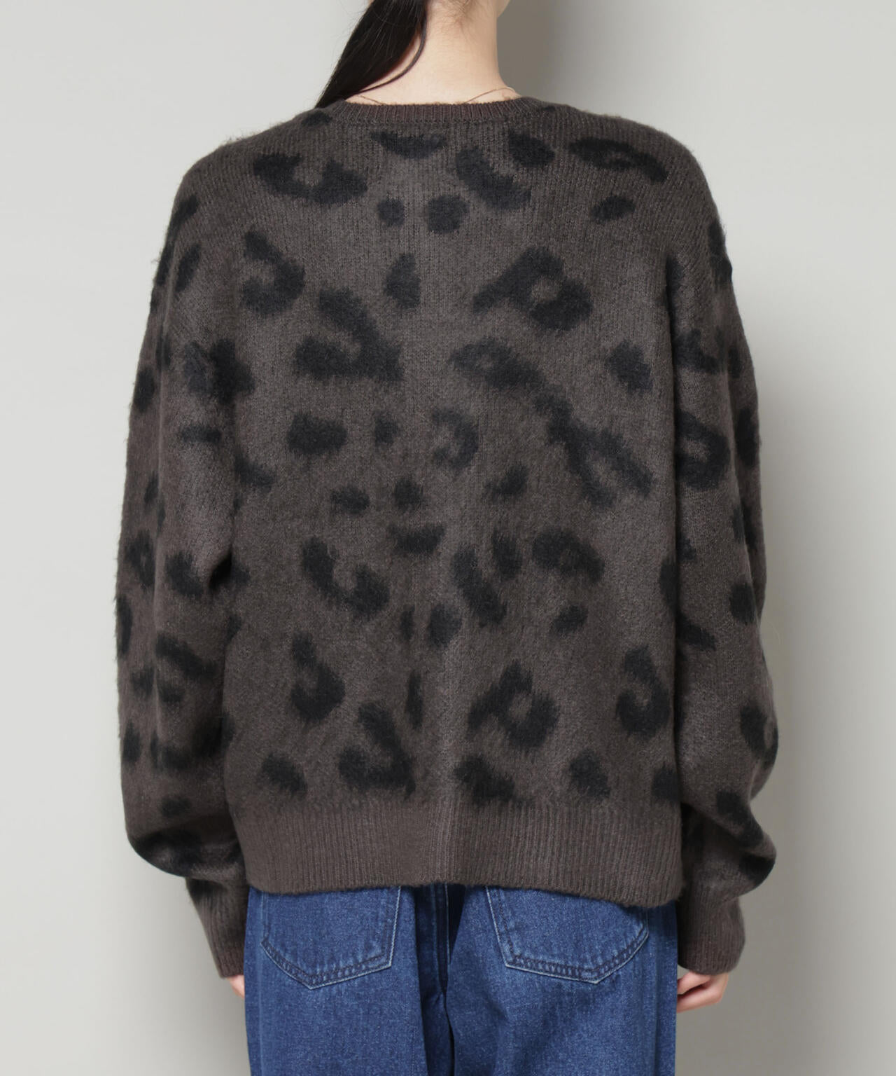 PENNEYS別注TheFOXレオパードクルーカーディガン 6735222337