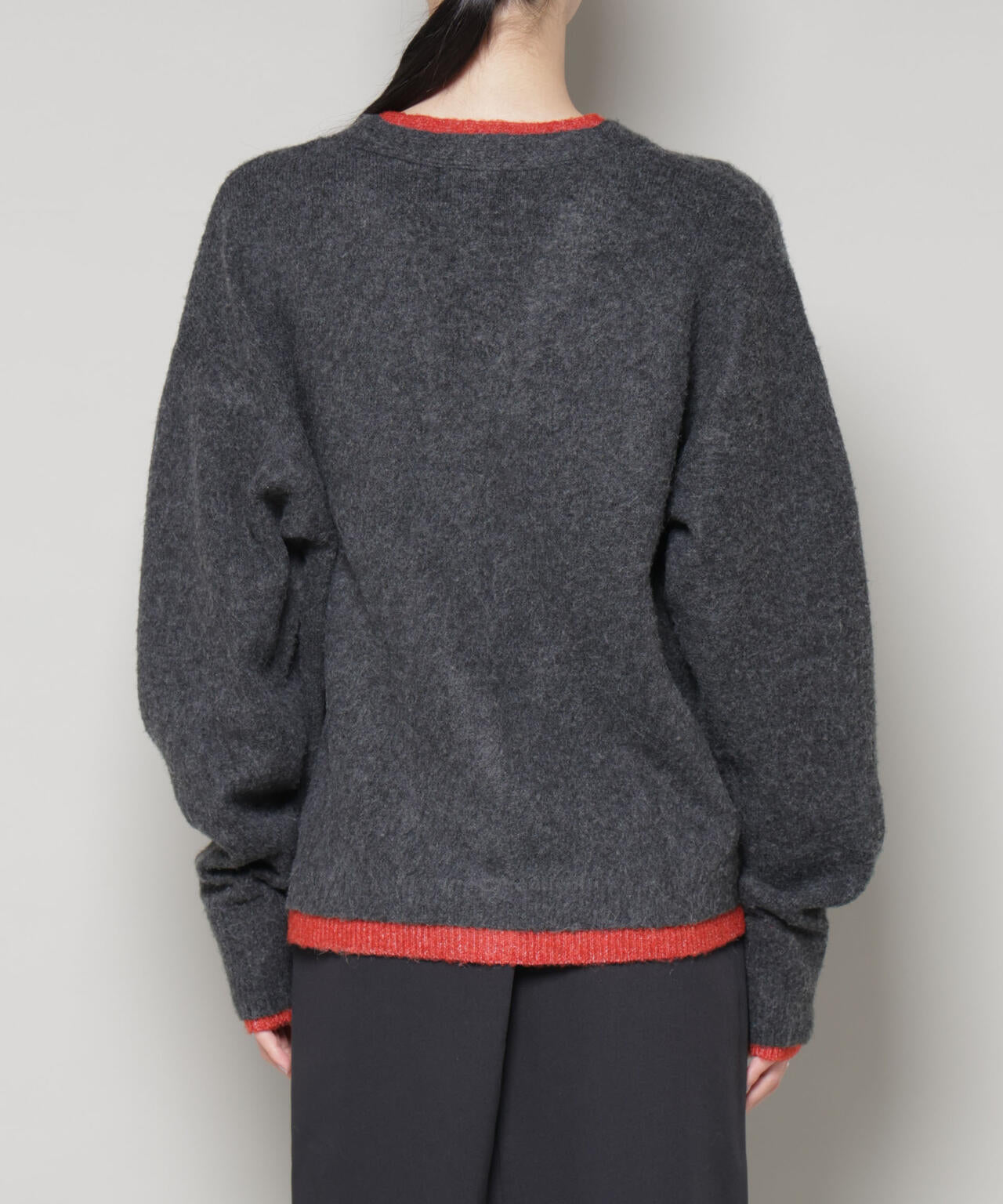 PENNEYS別注TheFOXバイカラーVネックカーディガン 6735222339