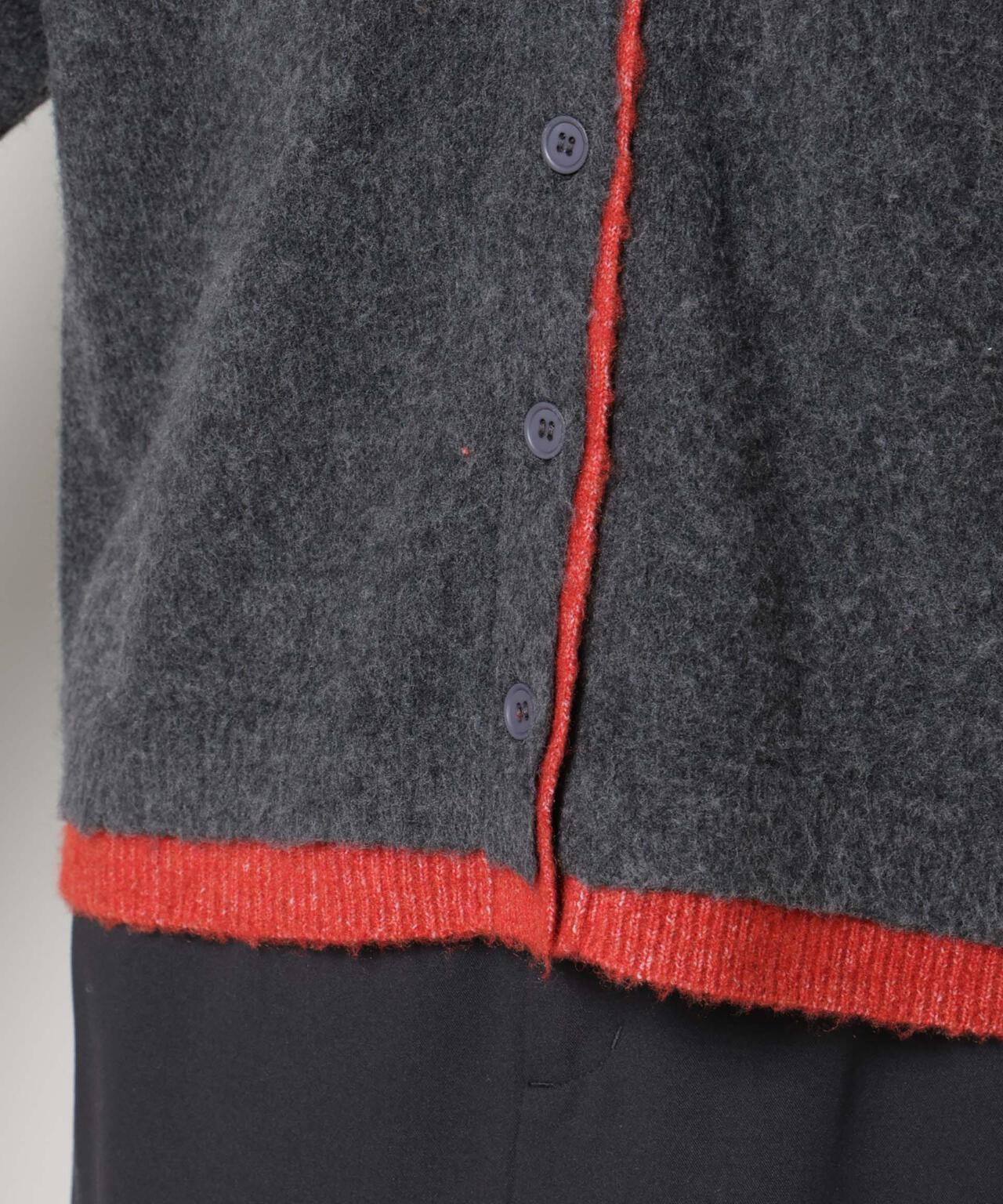 PENNEYS別注TheFOXバイカラーVネックカーディガン 6735222339