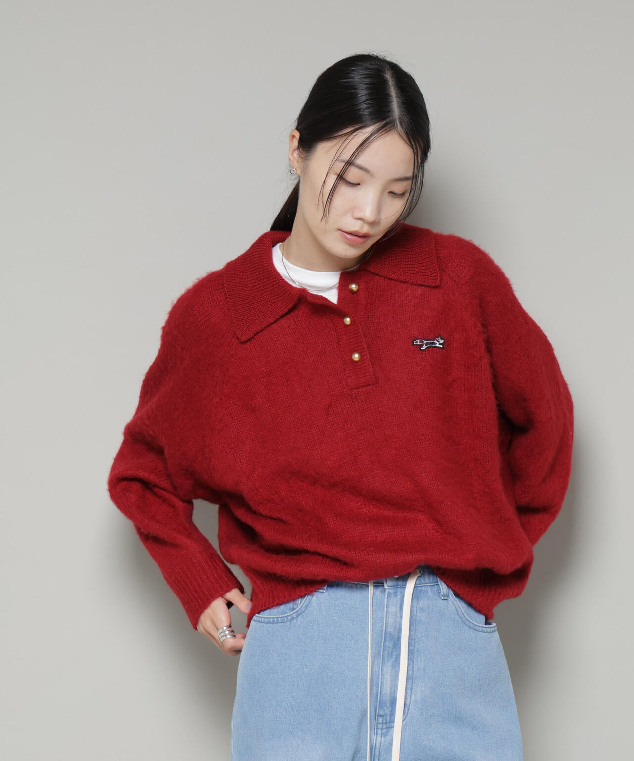 PENNEYS別注TheFOXシャギーポロニット 6735222340