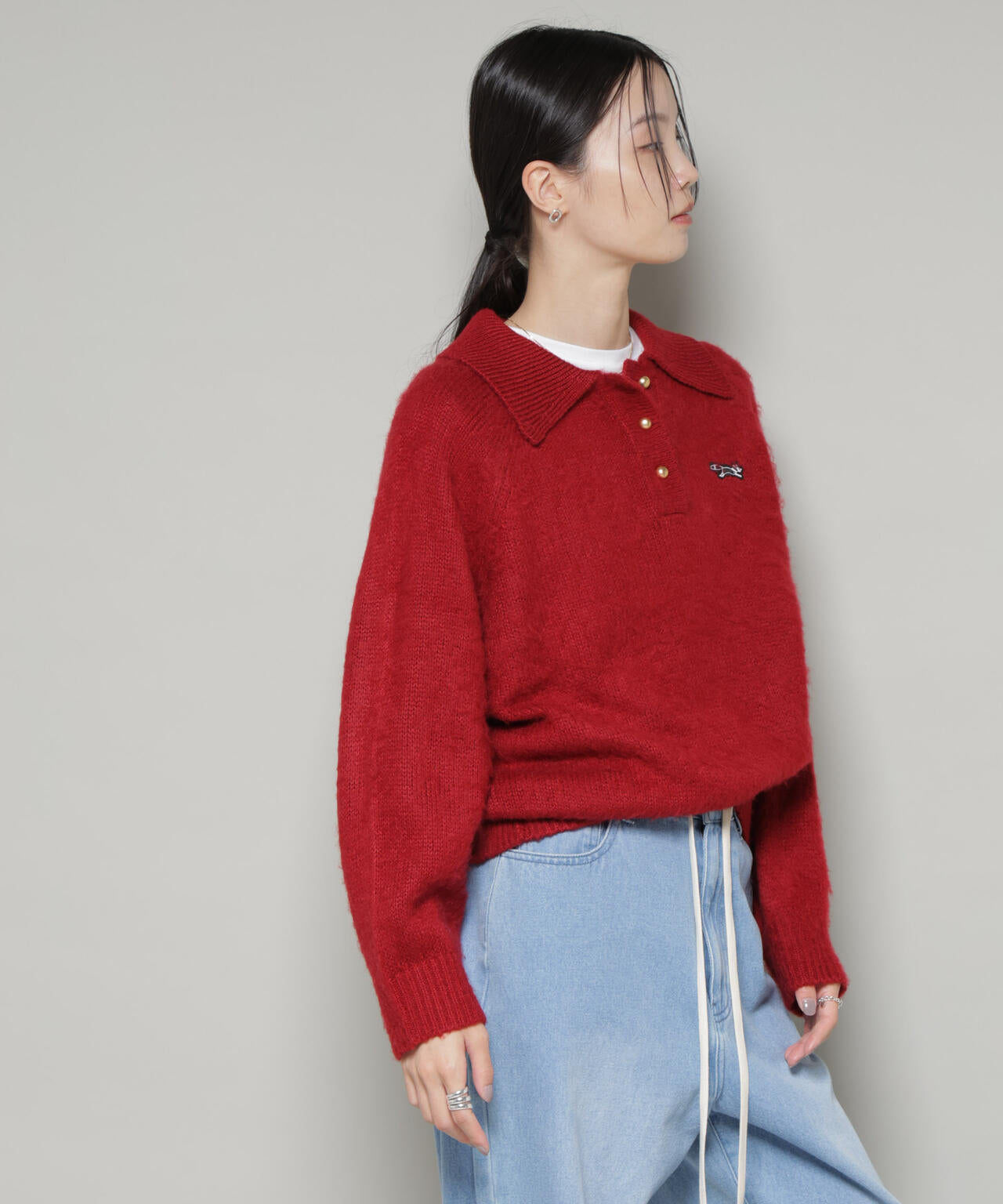 PENNEYS別注TheFOXシャギーポロニット 6735222340