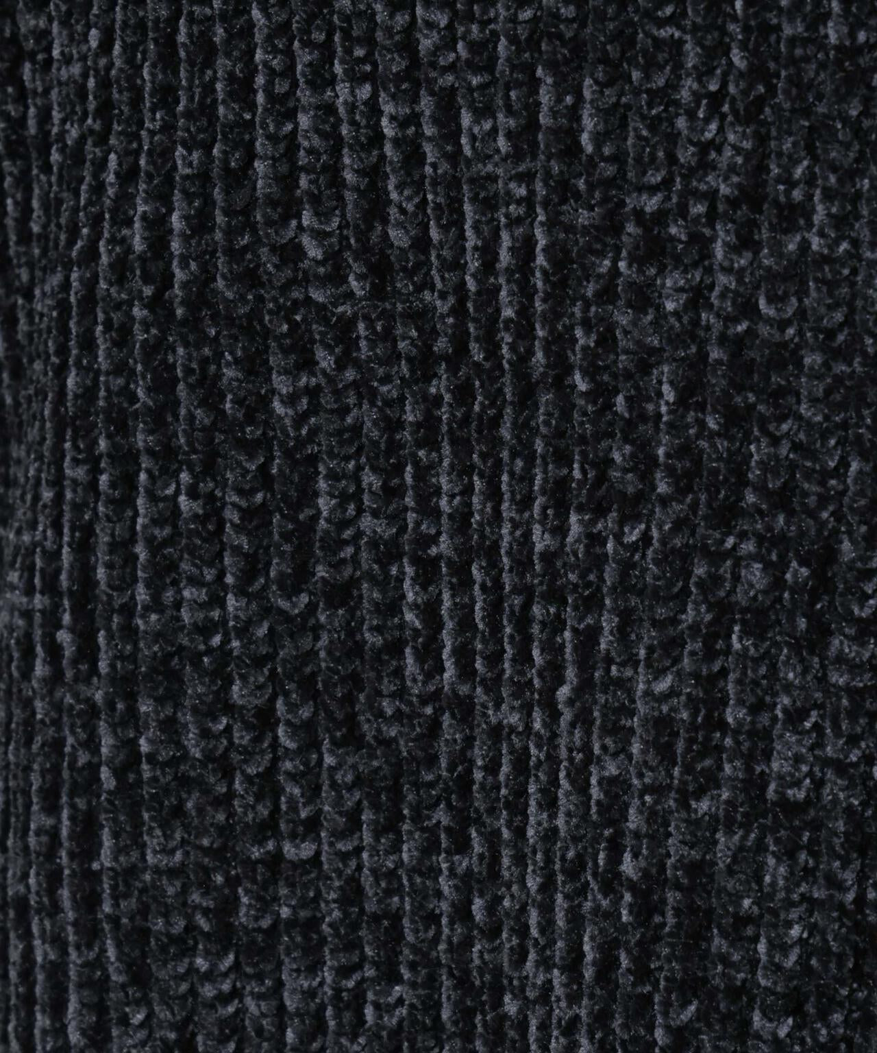 ベロアモールVネックニットベスト 6735222345