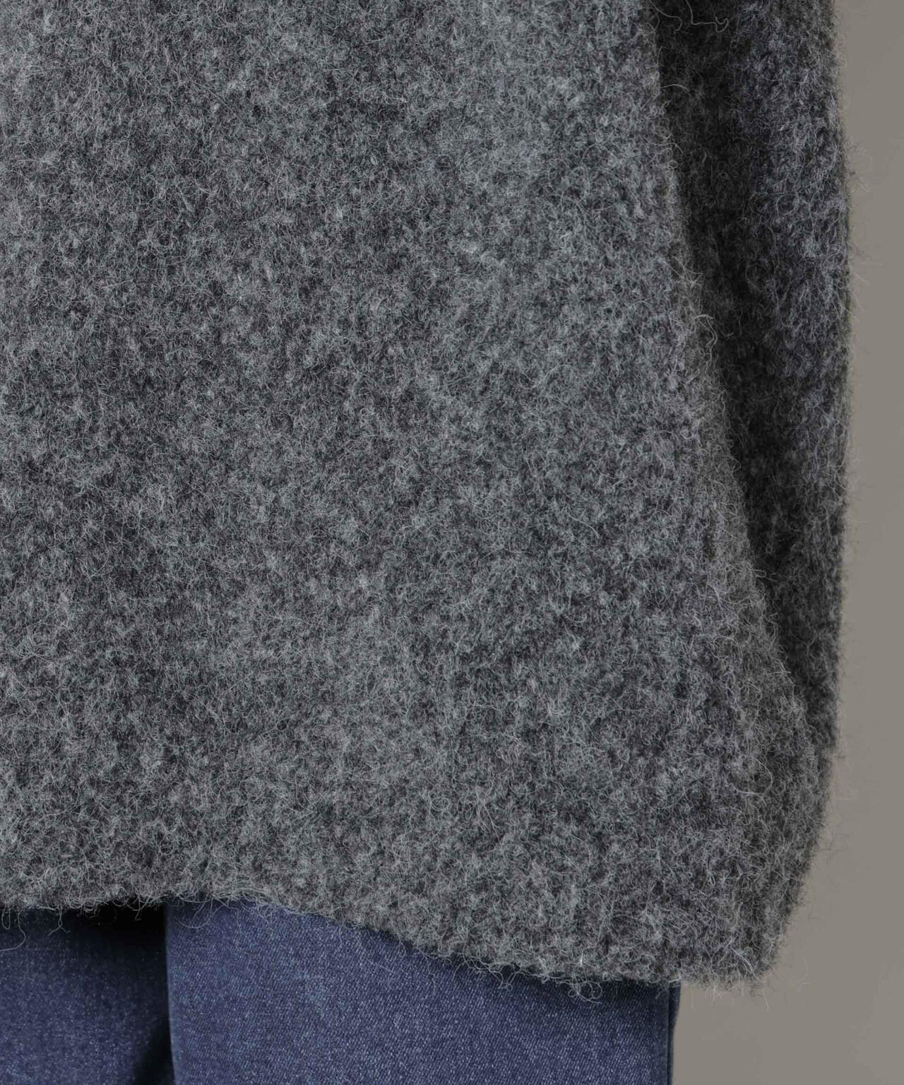 深Vネックオーバーニットプルオーバー 6735222351