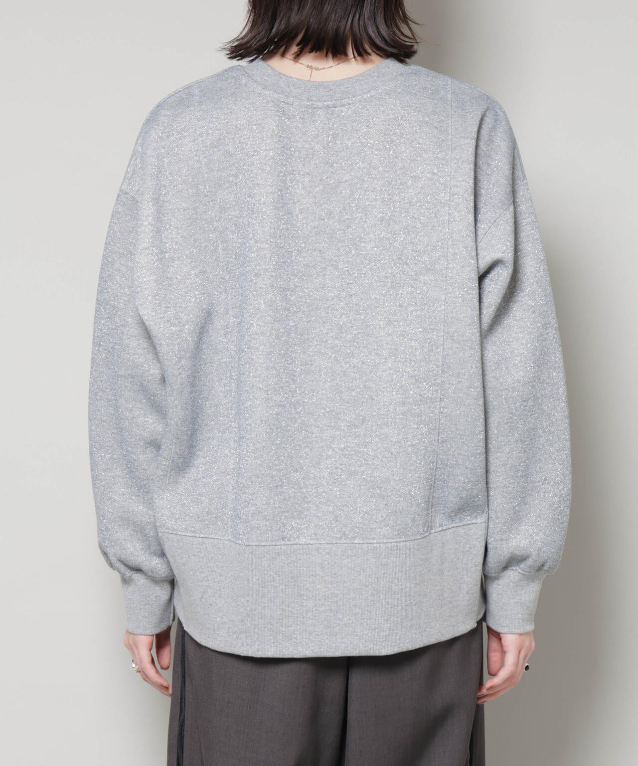 ラメ裏毛トップス 6735223318