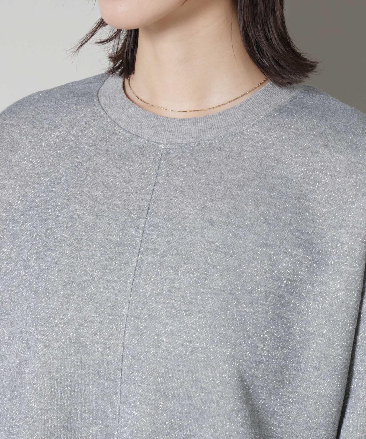 ラメ裏毛トップス 6735223318