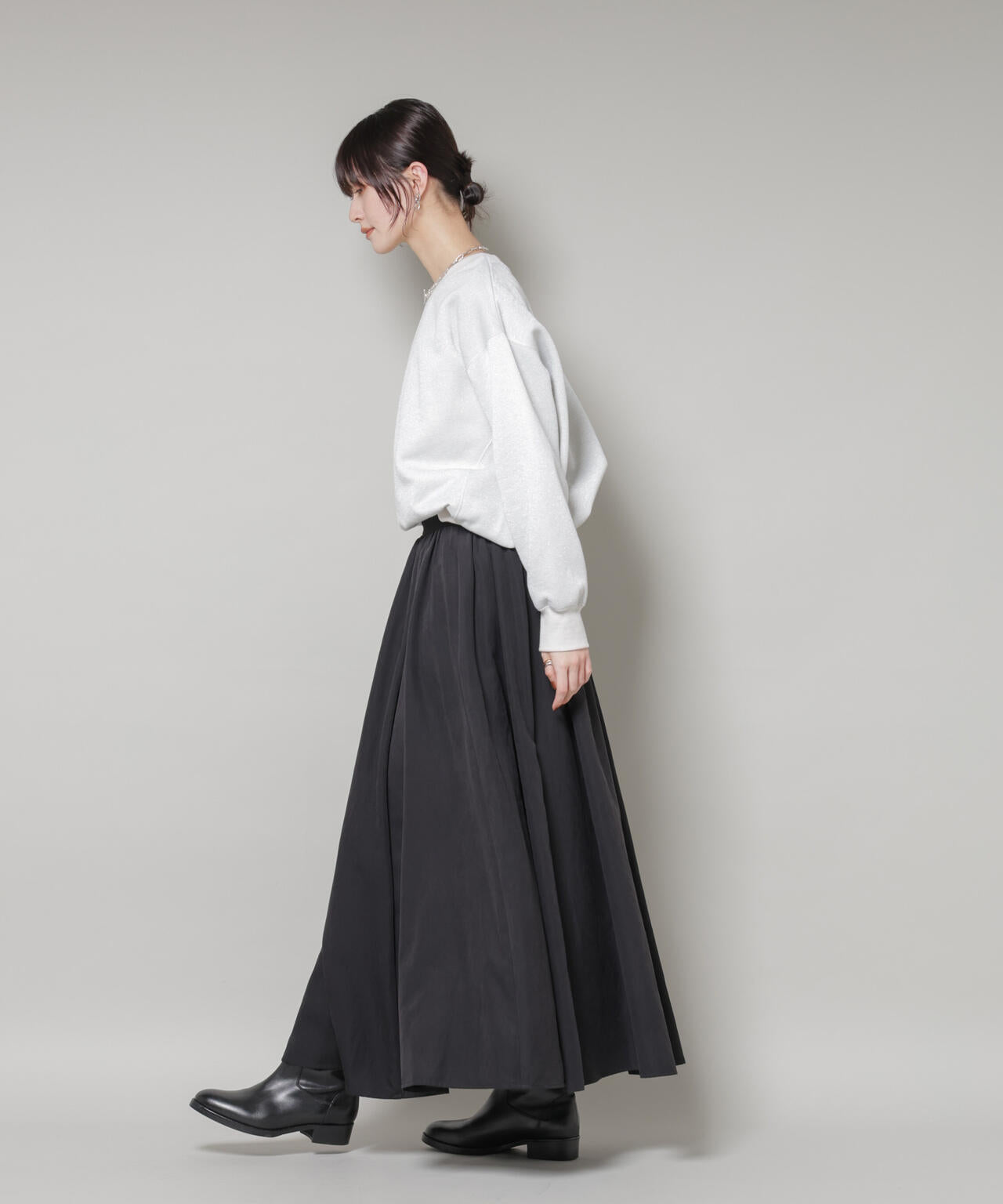 ラメ裏毛トップス 6735223318