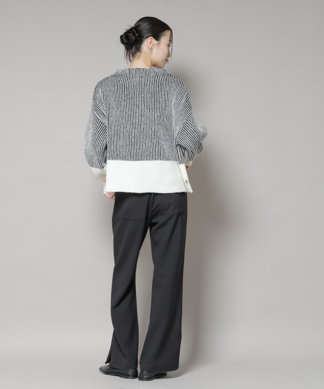 ジップスリットパンツ 6735227312