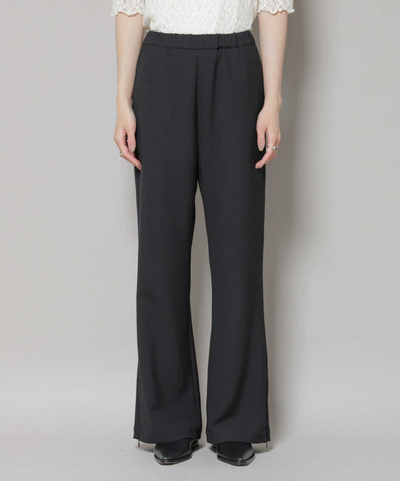 ジップスリットパンツ 6735227312