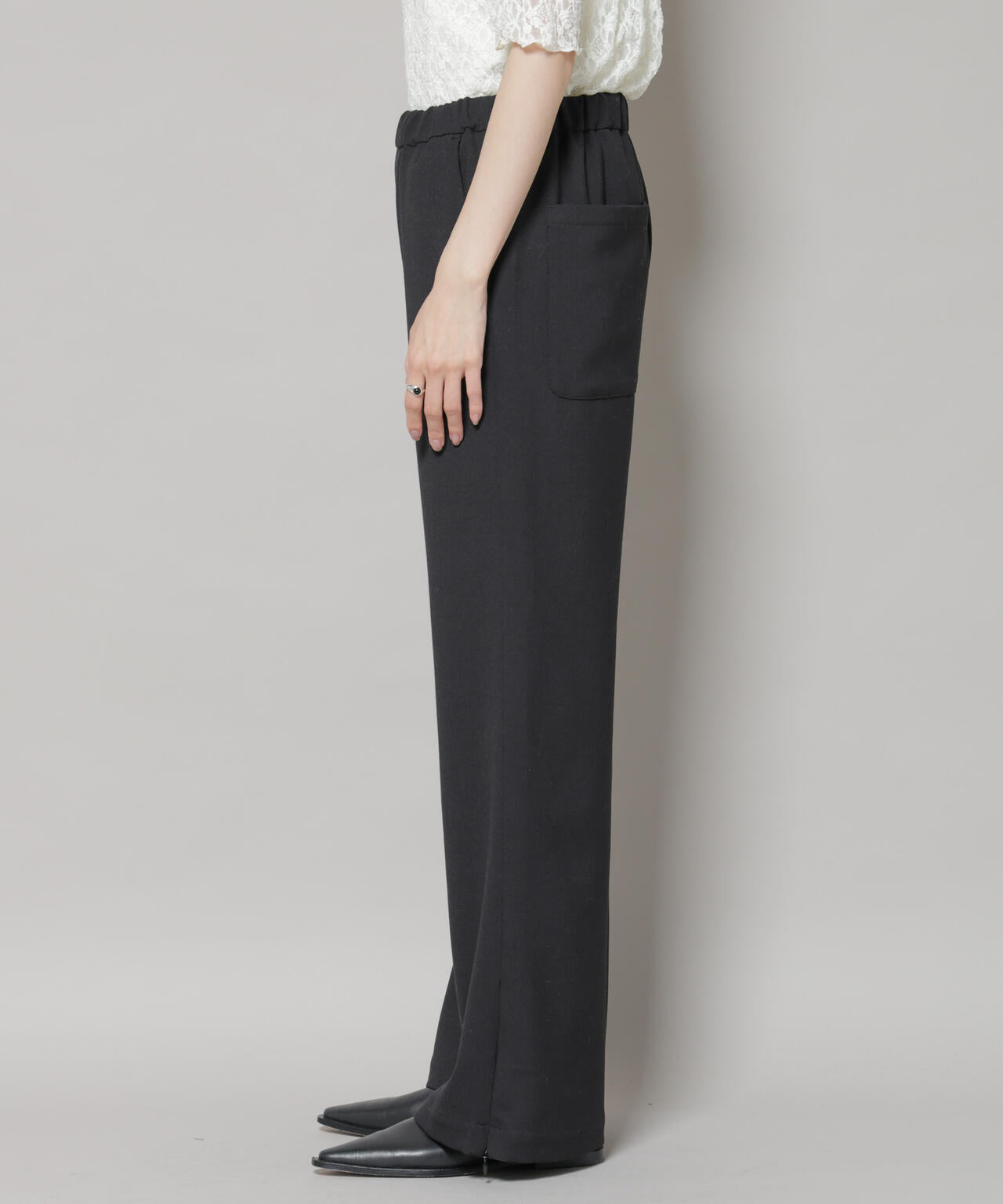 ジップスリットパンツ 6735227312