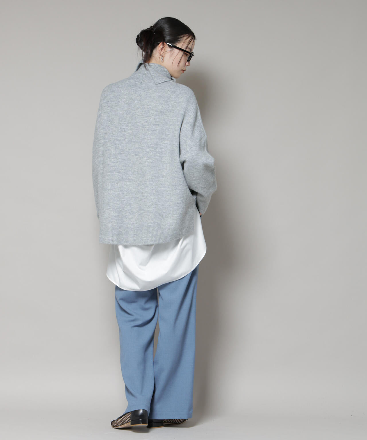 ジップスリットパンツ 6735227312