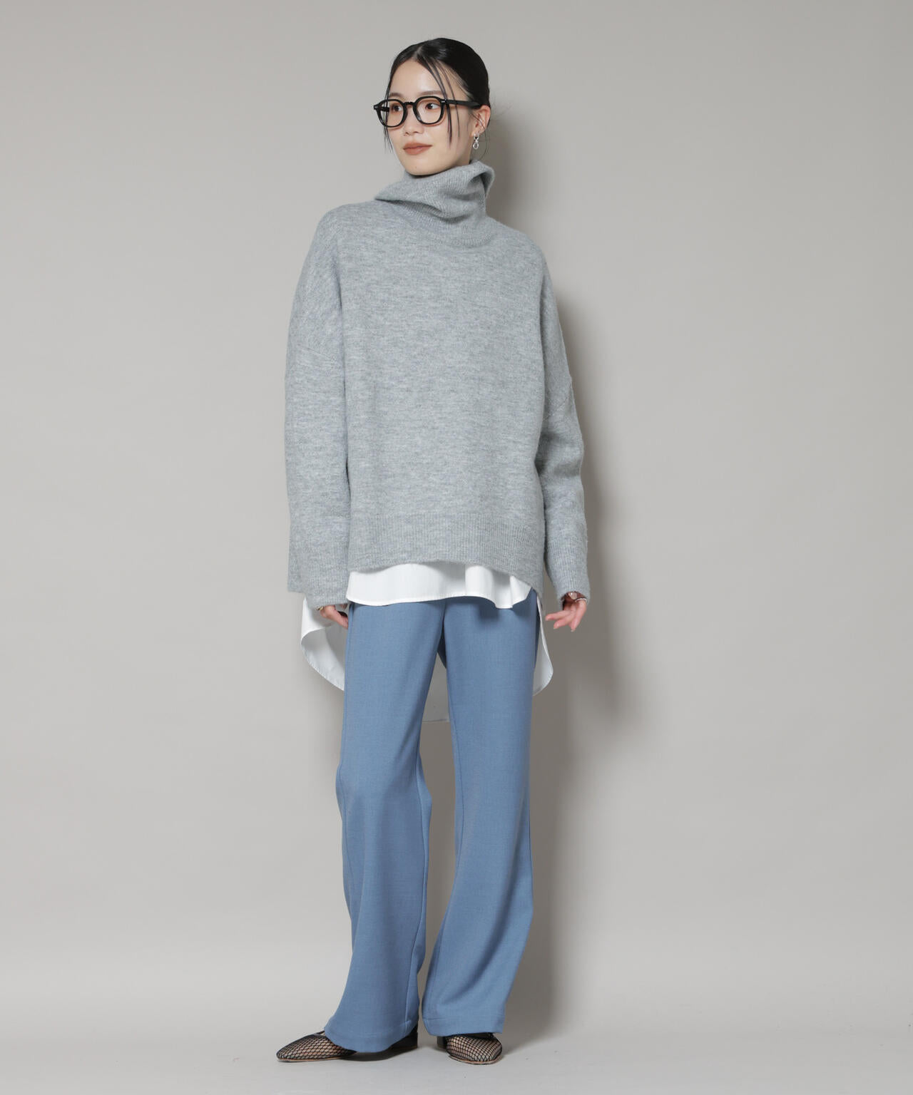 ジップスリットパンツ 6735227312