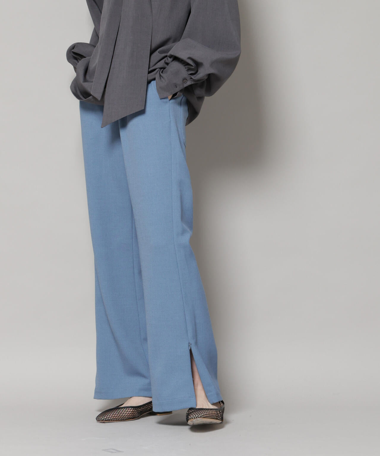 ジップスリットパンツ 6735227312