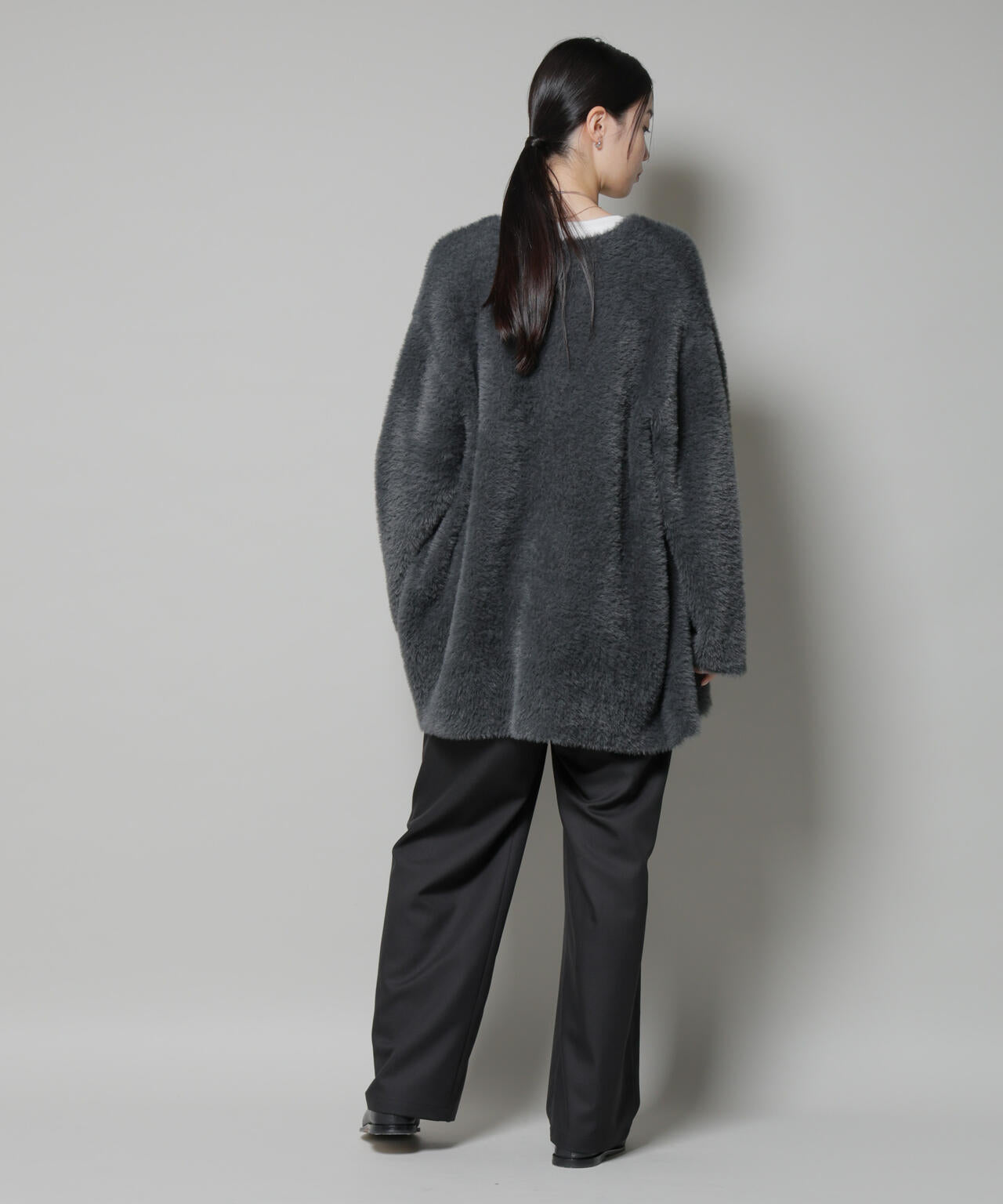 ウエストシャーリングゴムTRワイドパンツ 6735227313