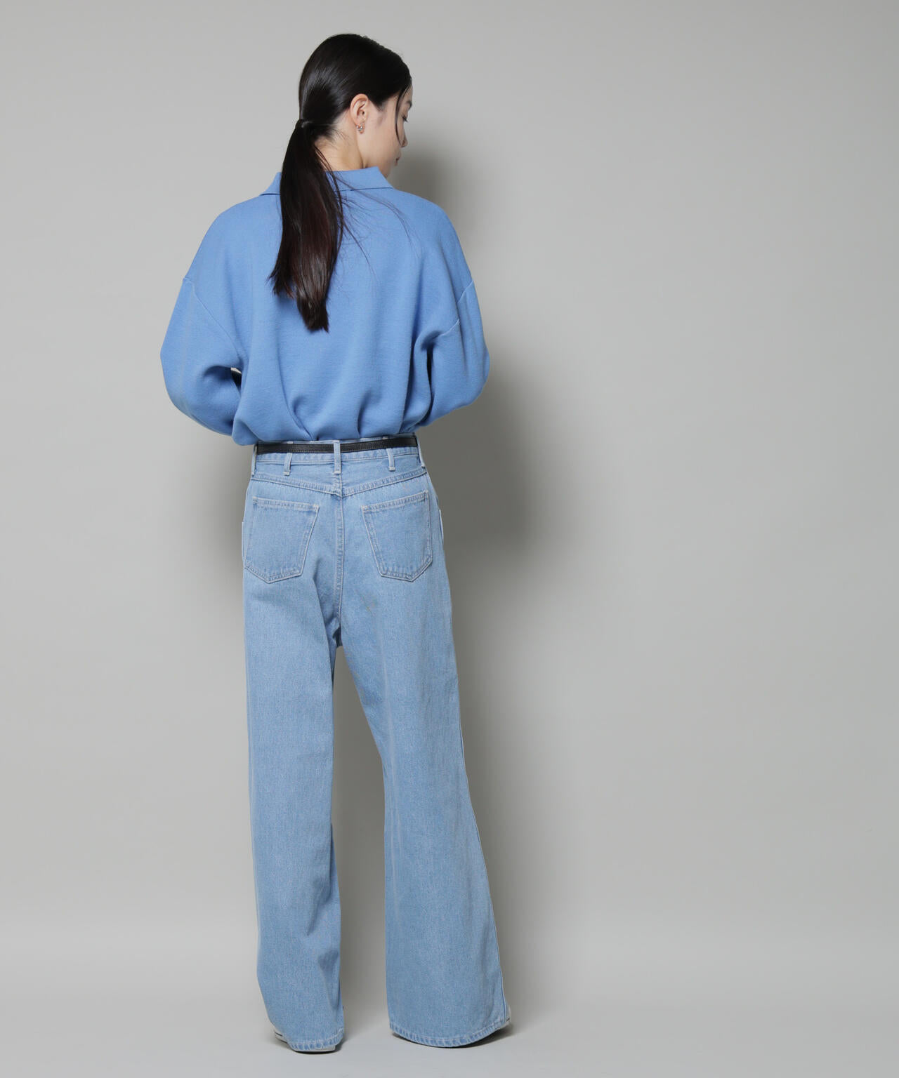 ワイドデニムパンツ 6735227315