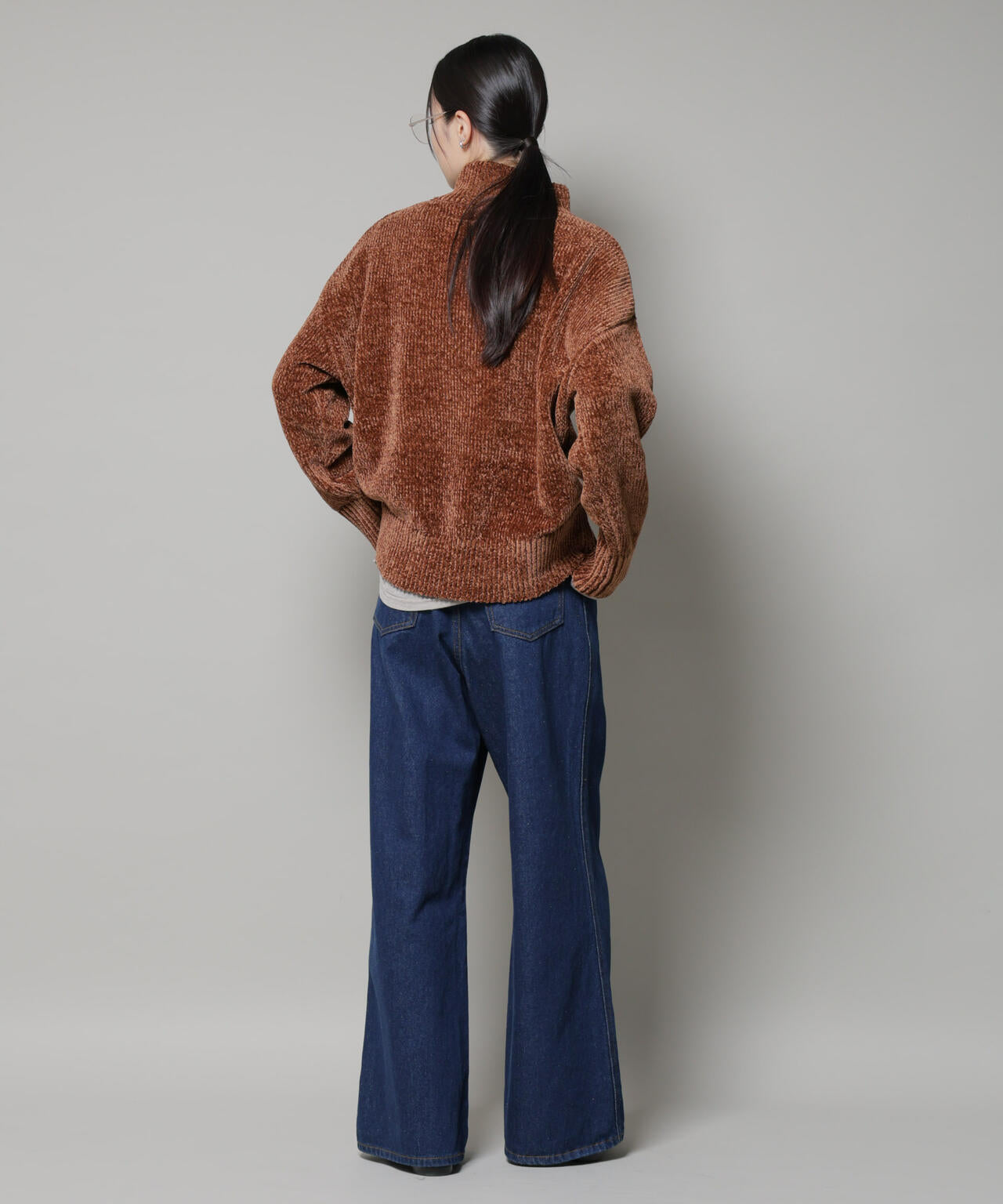 ワイドデニムパンツ 6735227315