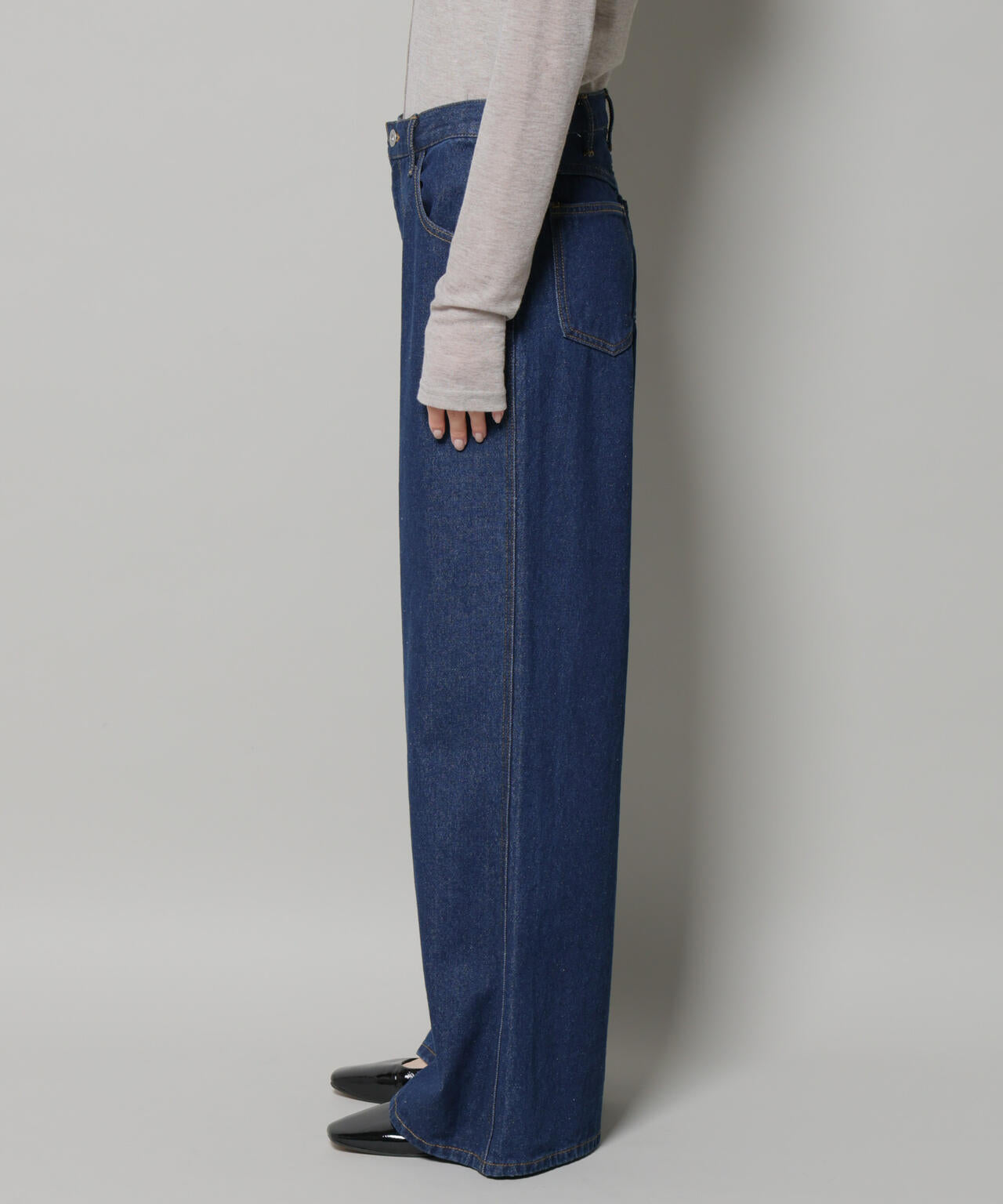 ワイドデニムパンツ 6735227315