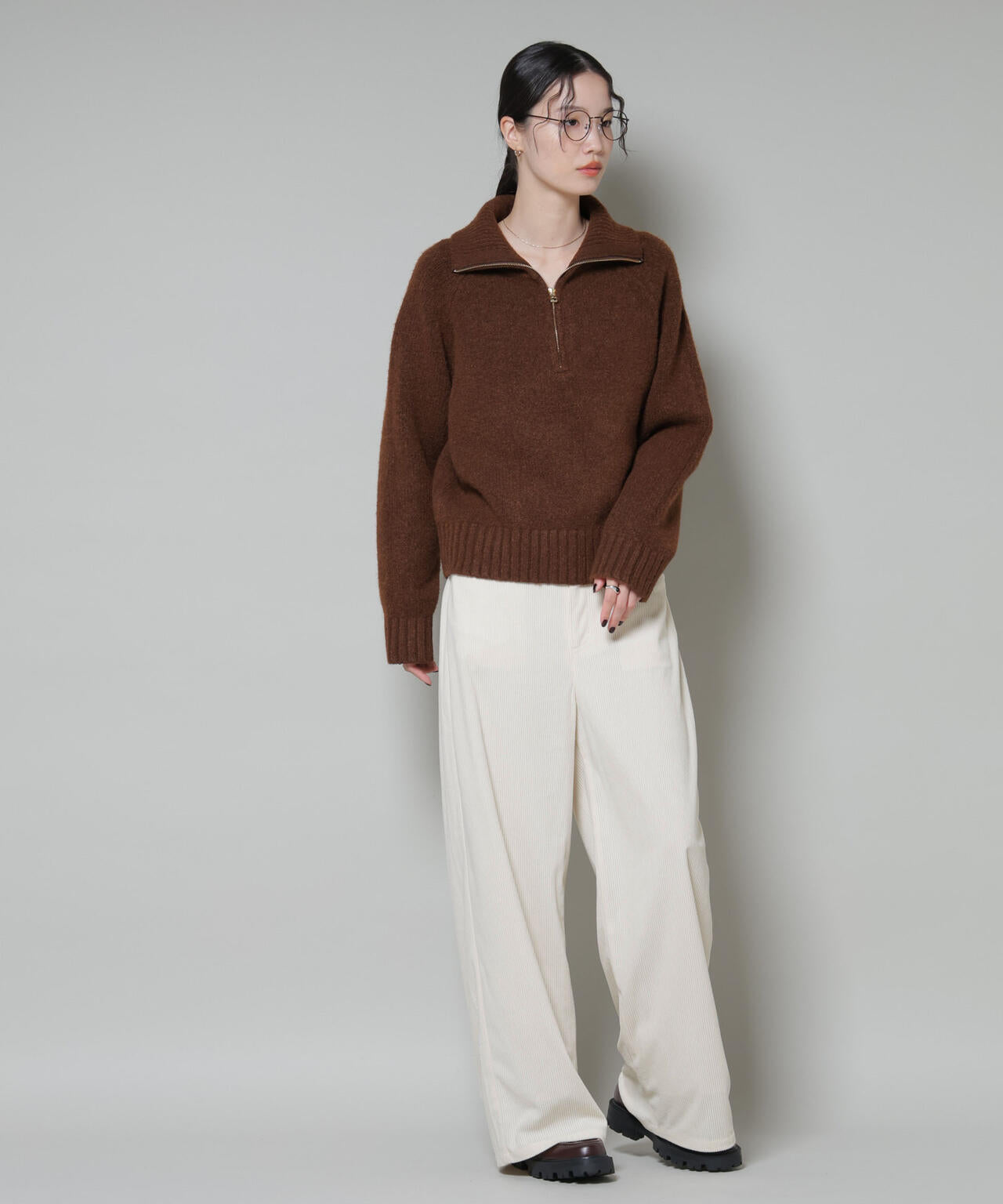 ソフトコーデュロイストレートパンツ 6735227319