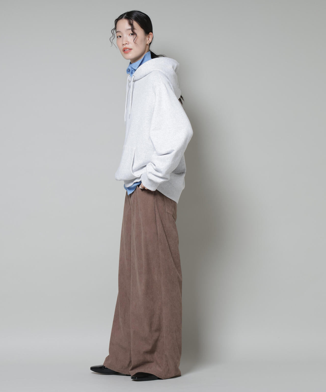 ソフトコーデュロイストレートパンツ 6735227319