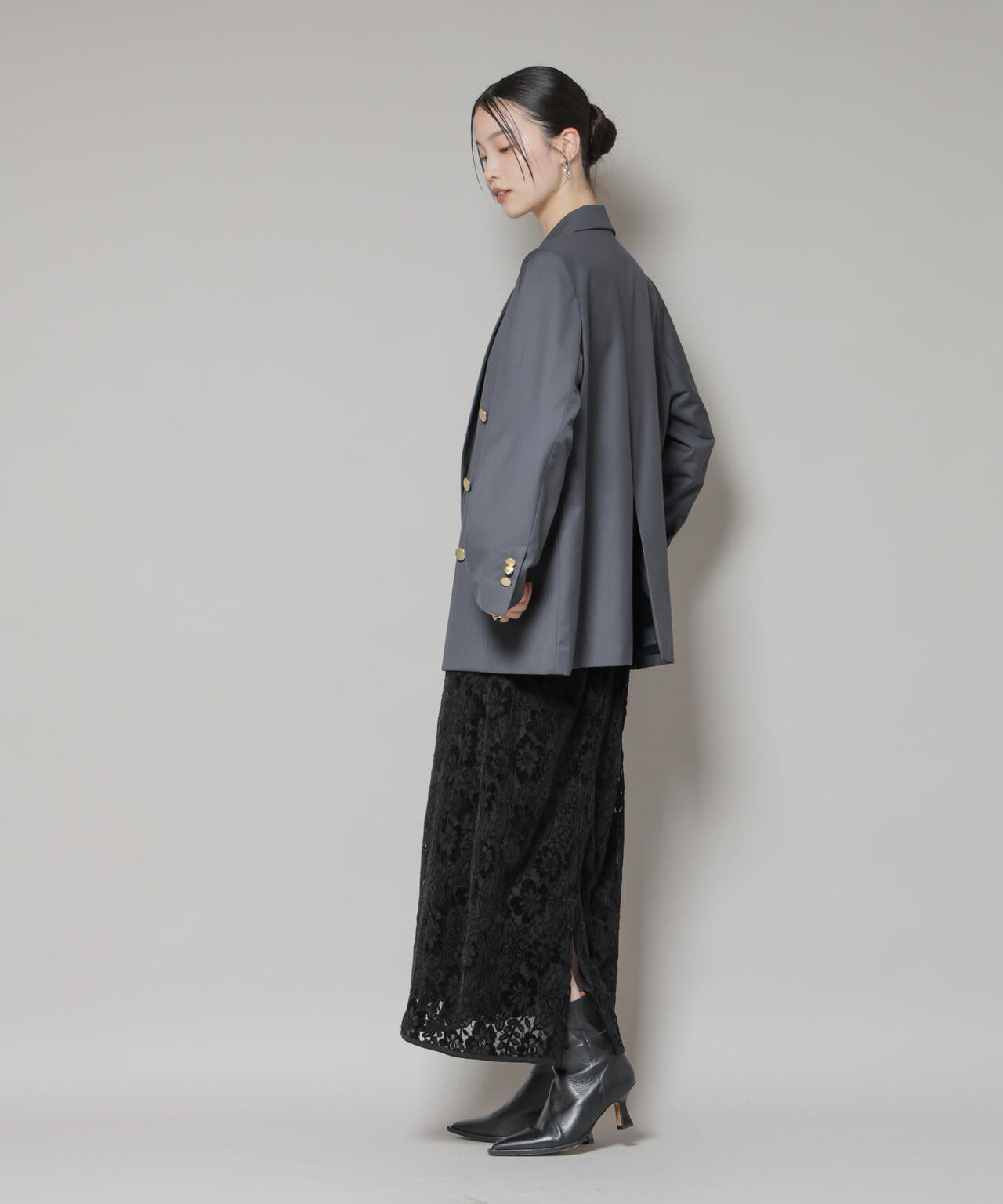 起毛レーススカート 6735230314