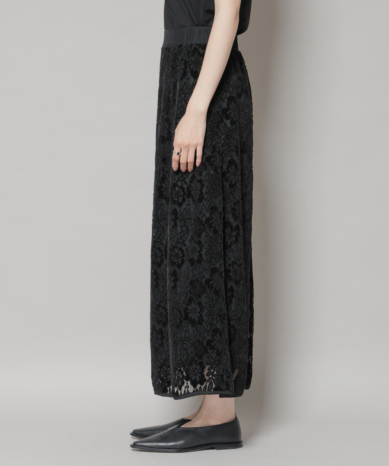 起毛レーススカート 6735230314