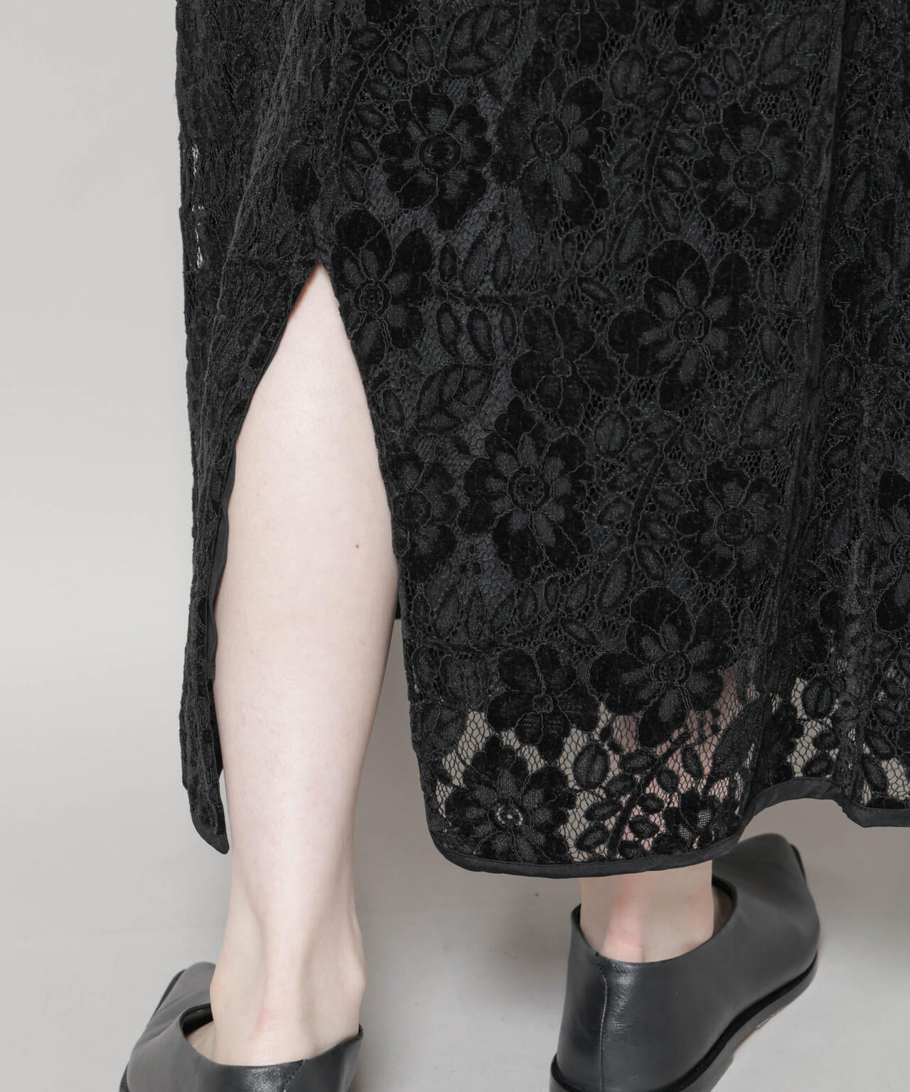 起毛レーススカート 6735230314