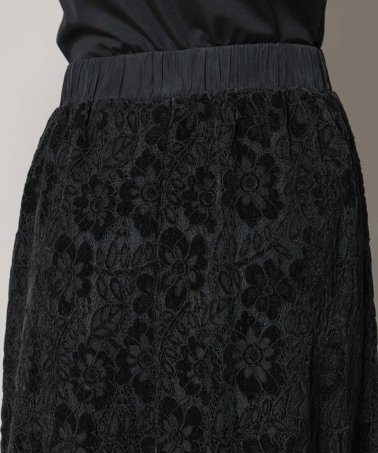 起毛レーススカート 6735230314
